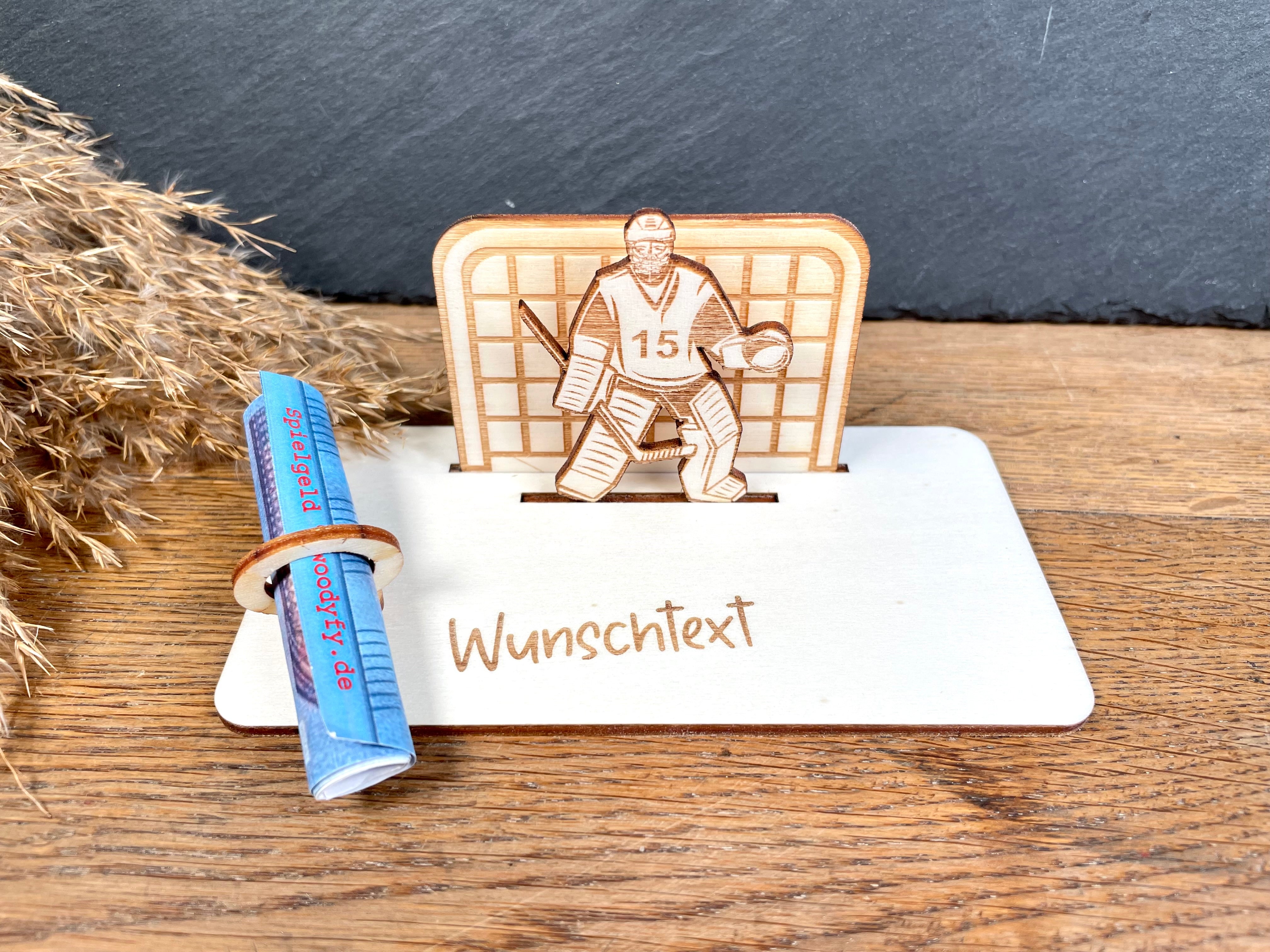 Geldscheinhalter Goalie, Torhüter, Eishockey