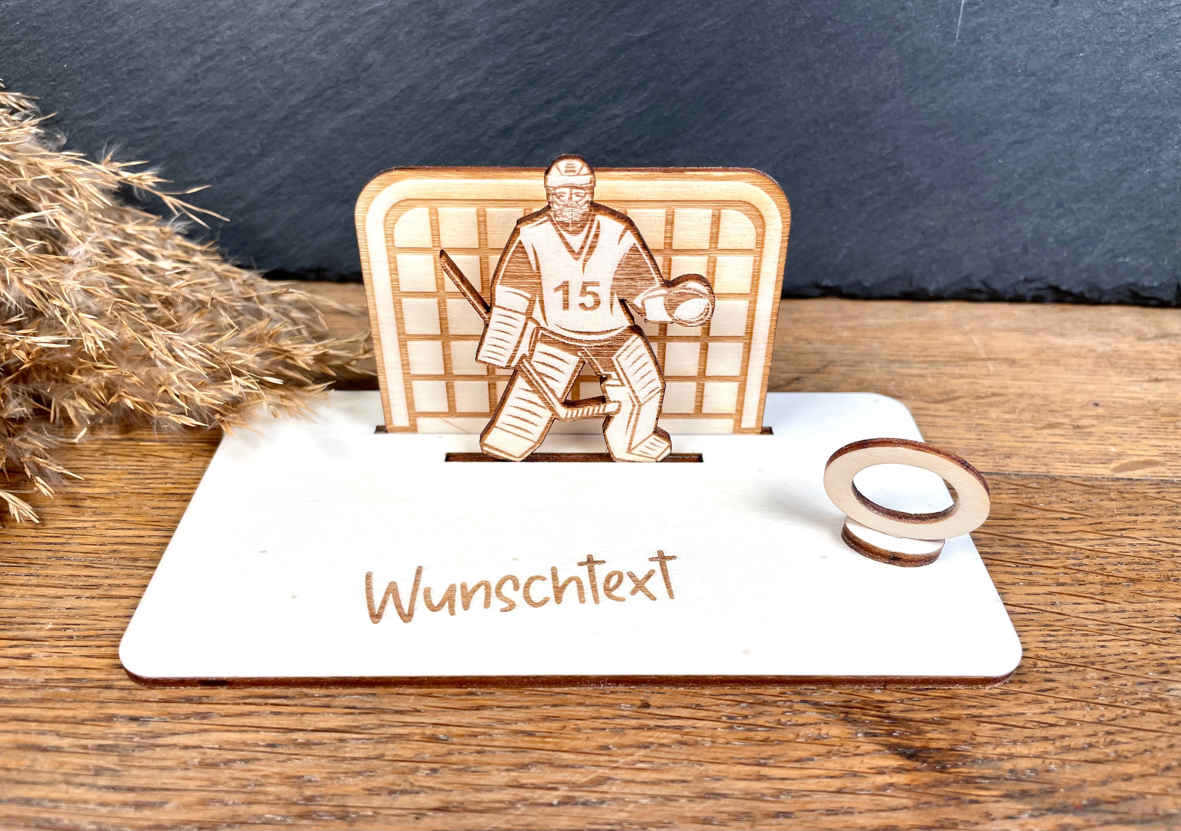 Geldscheinhalter Goalie, Torhüter, Eishockey