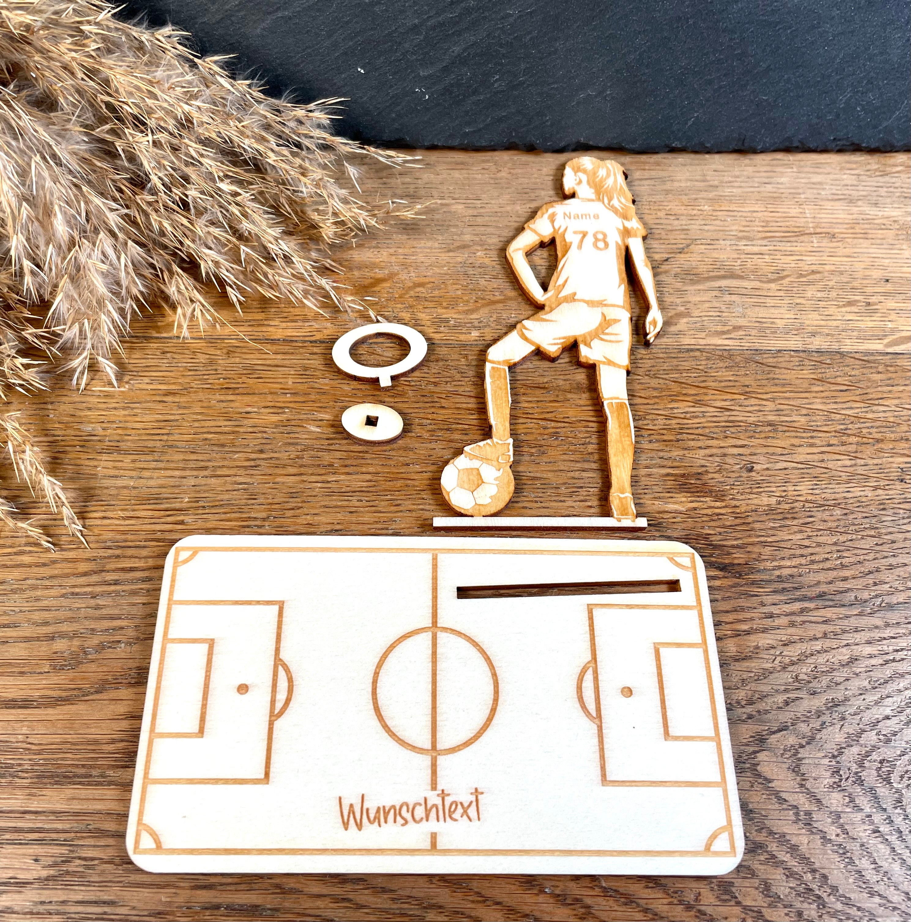 Geldscheinhalter Fußballspielerin