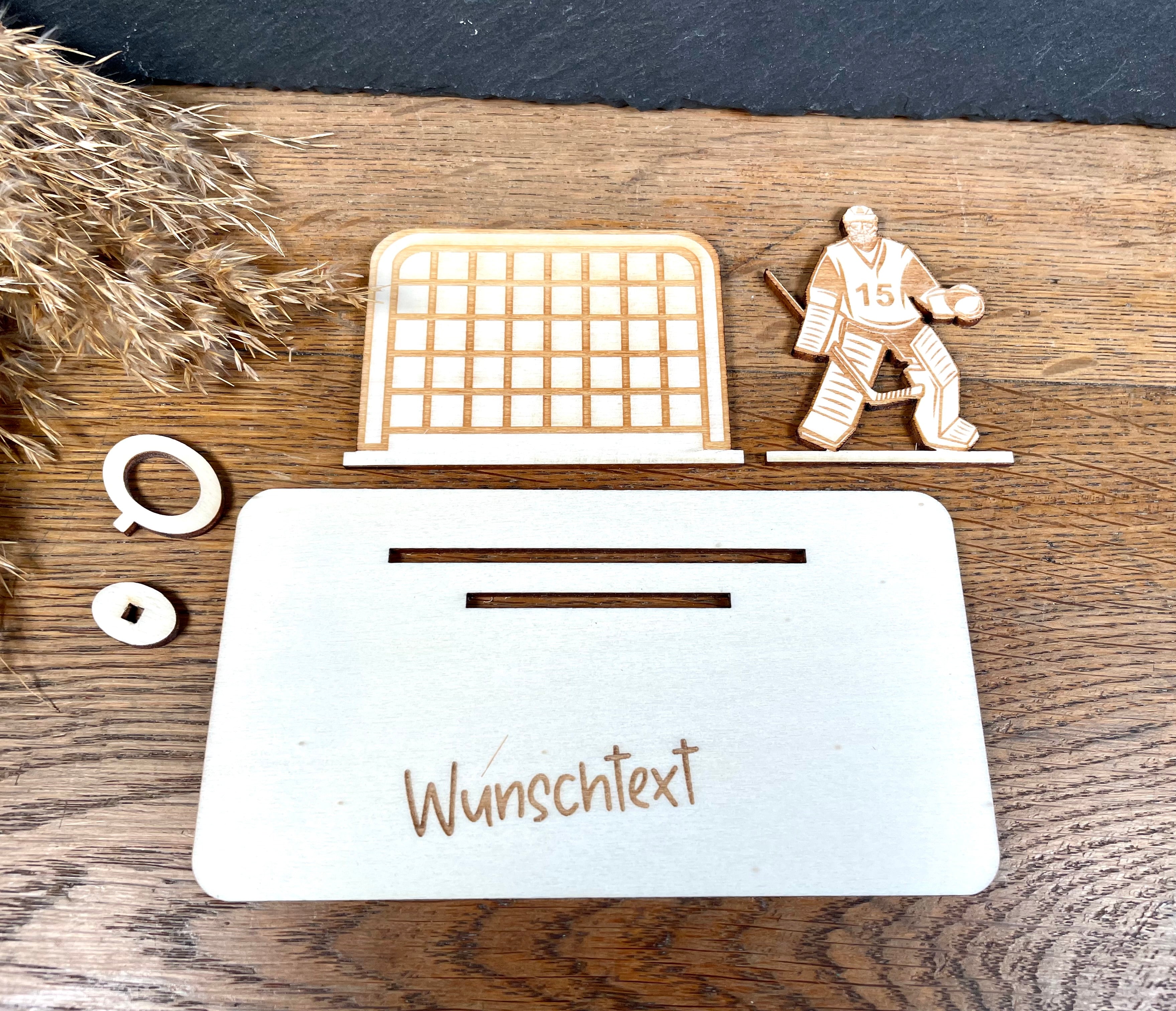 Geldscheinhalter Goalie, Torhüter, Eishockey