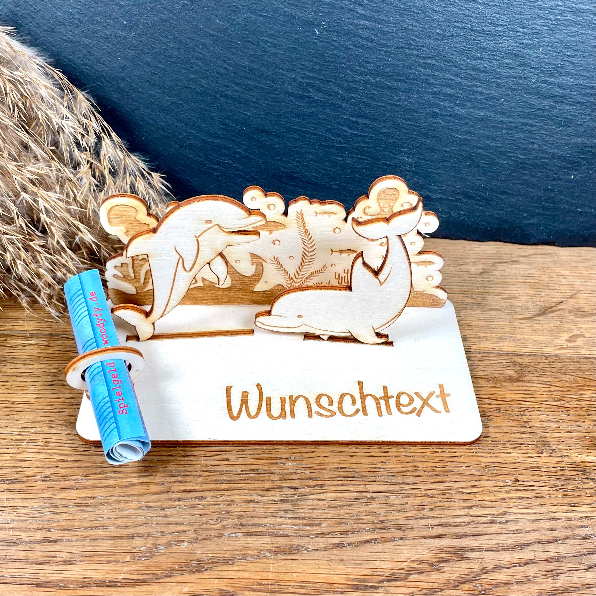 Geldscheinhalter Delfine