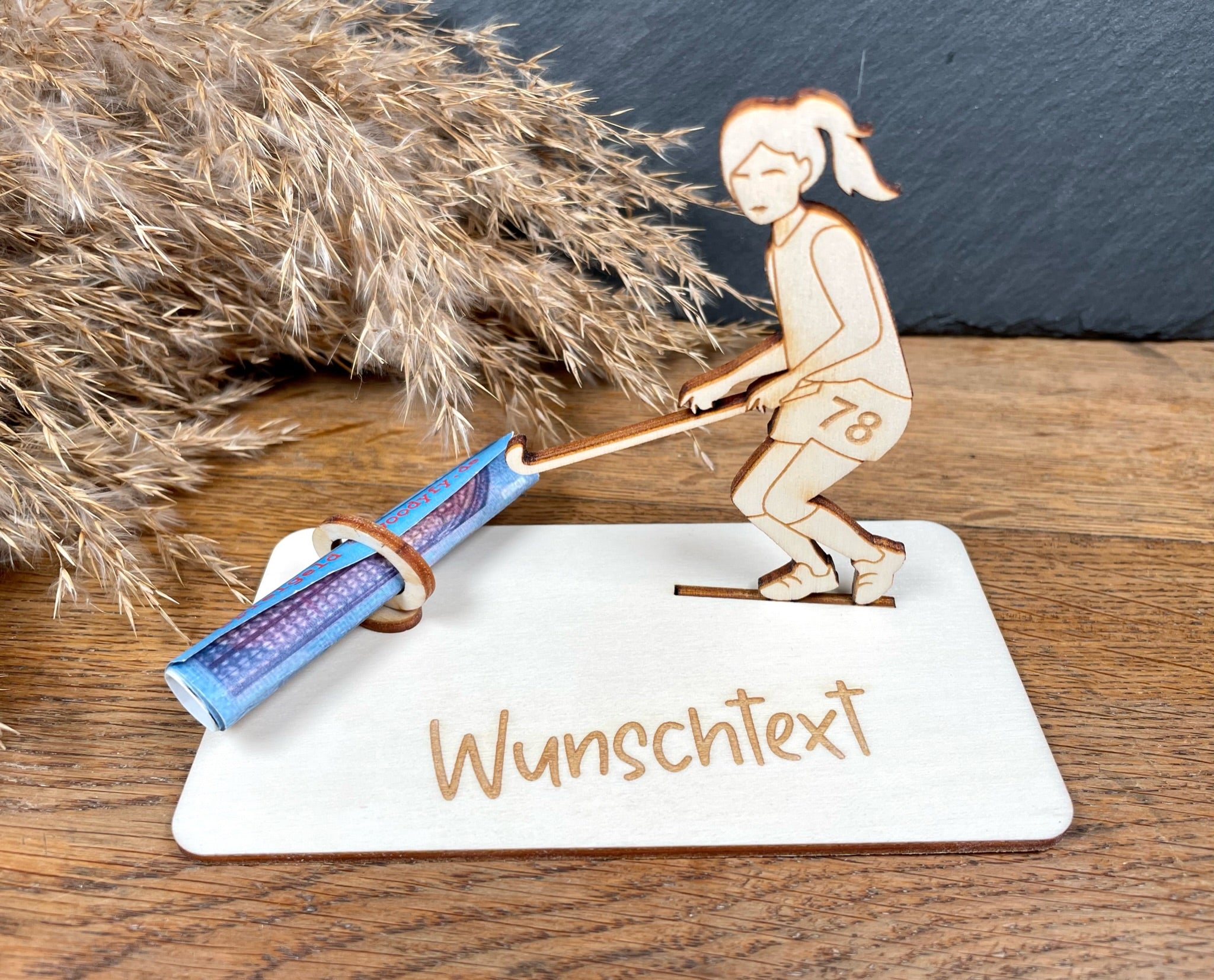 Geldscheinhalter Feldhockeyspielerin