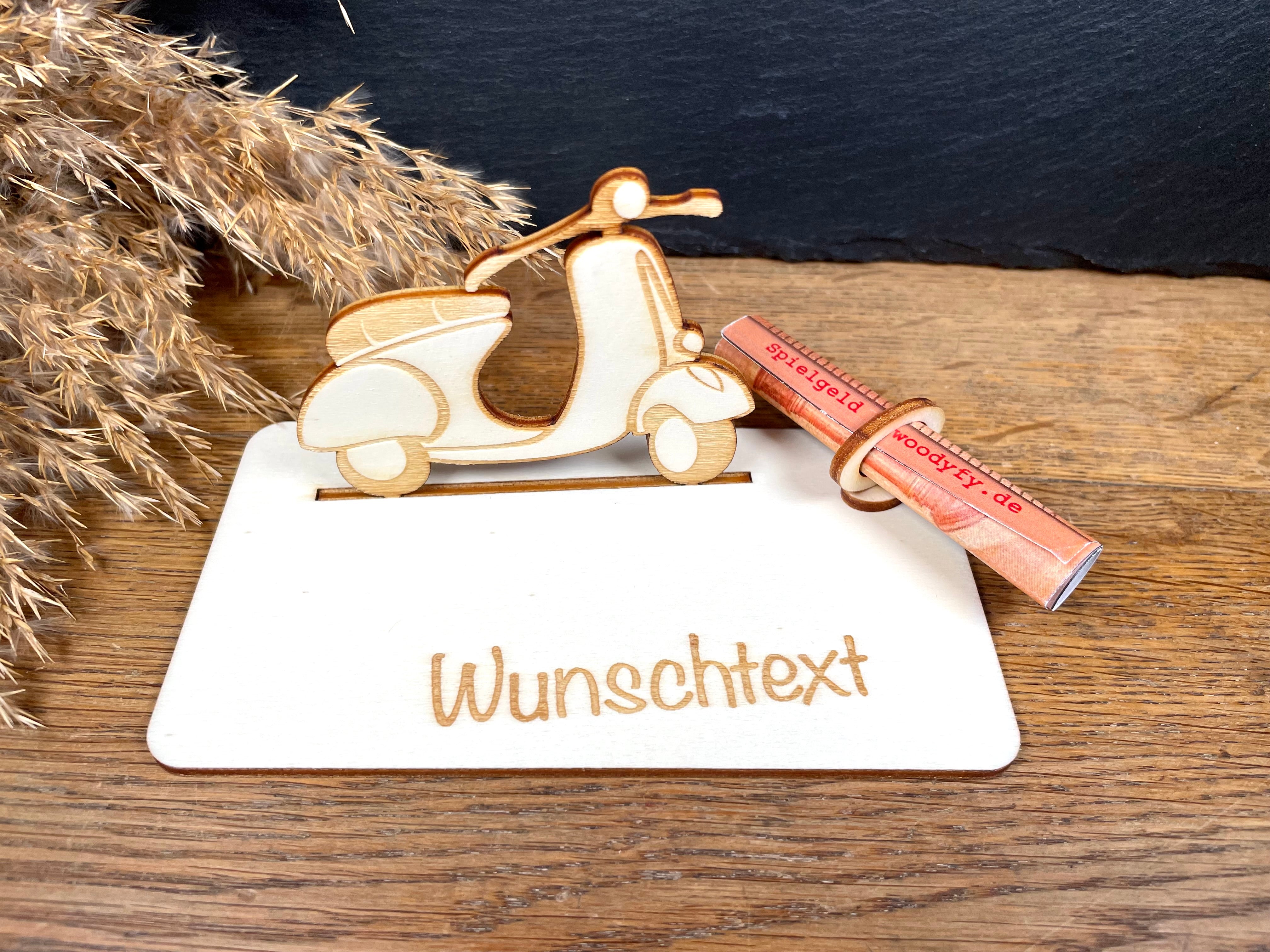 Geldscheinhalter Vespa, Roller