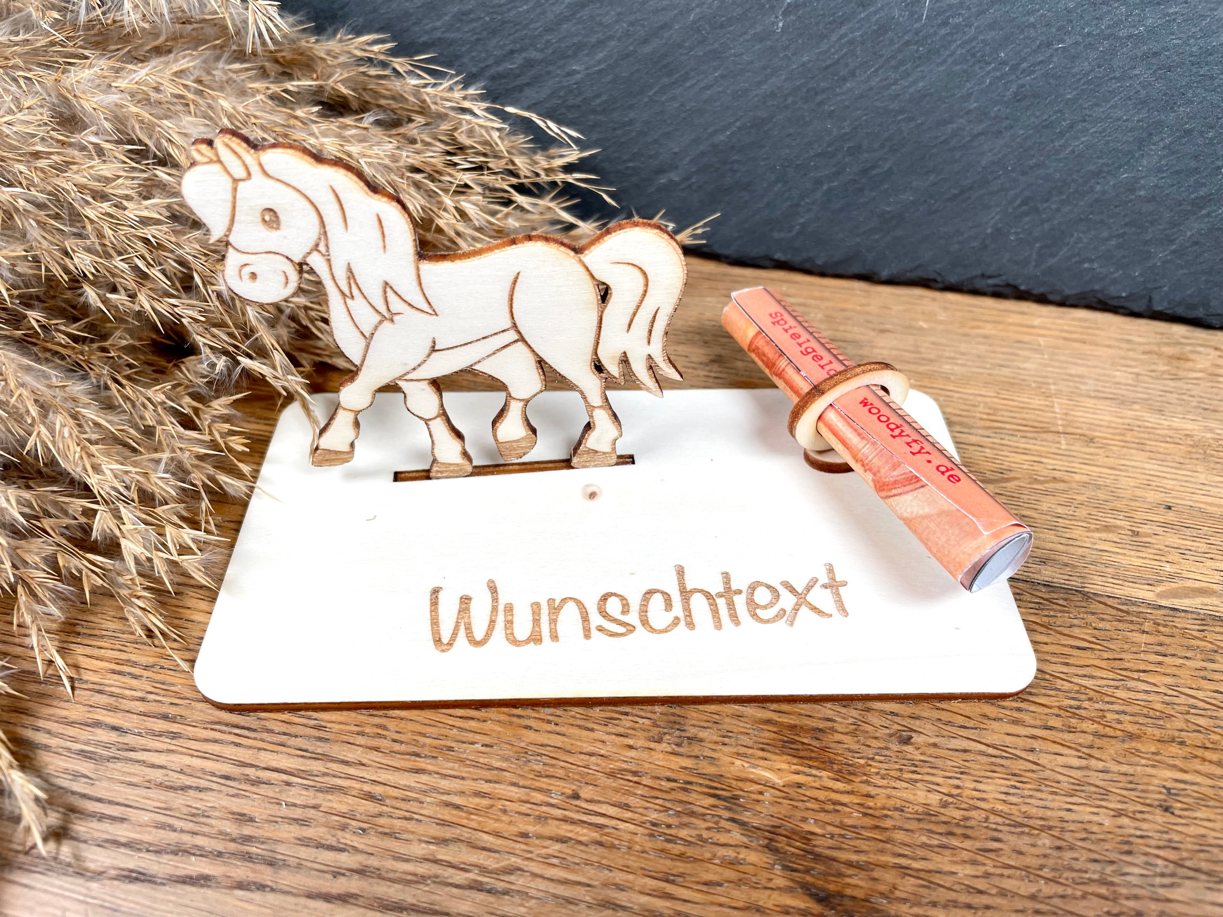 Geldscheinhalter Pferd