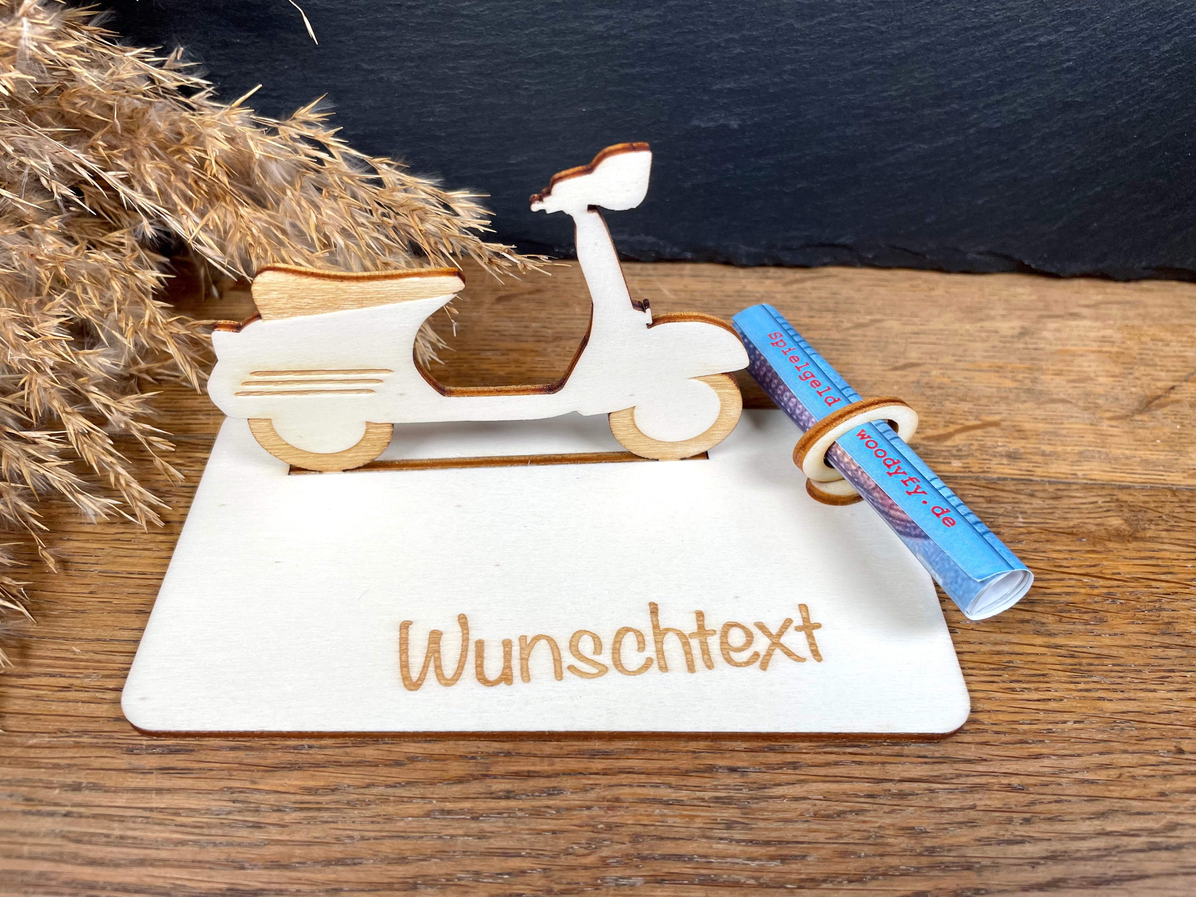 Geldscheinhalter Vespa, Roller