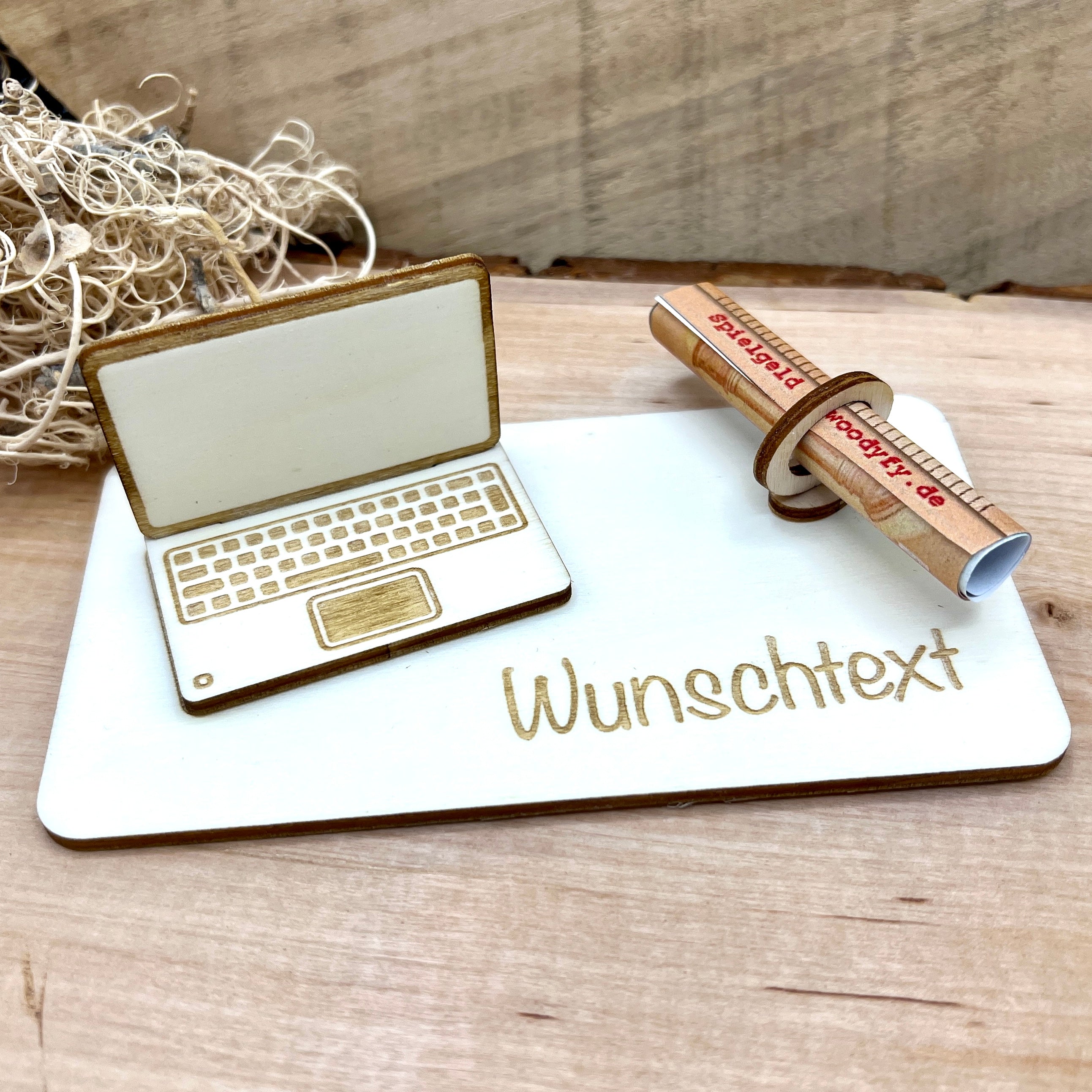 Geldscheinhalter Laptop