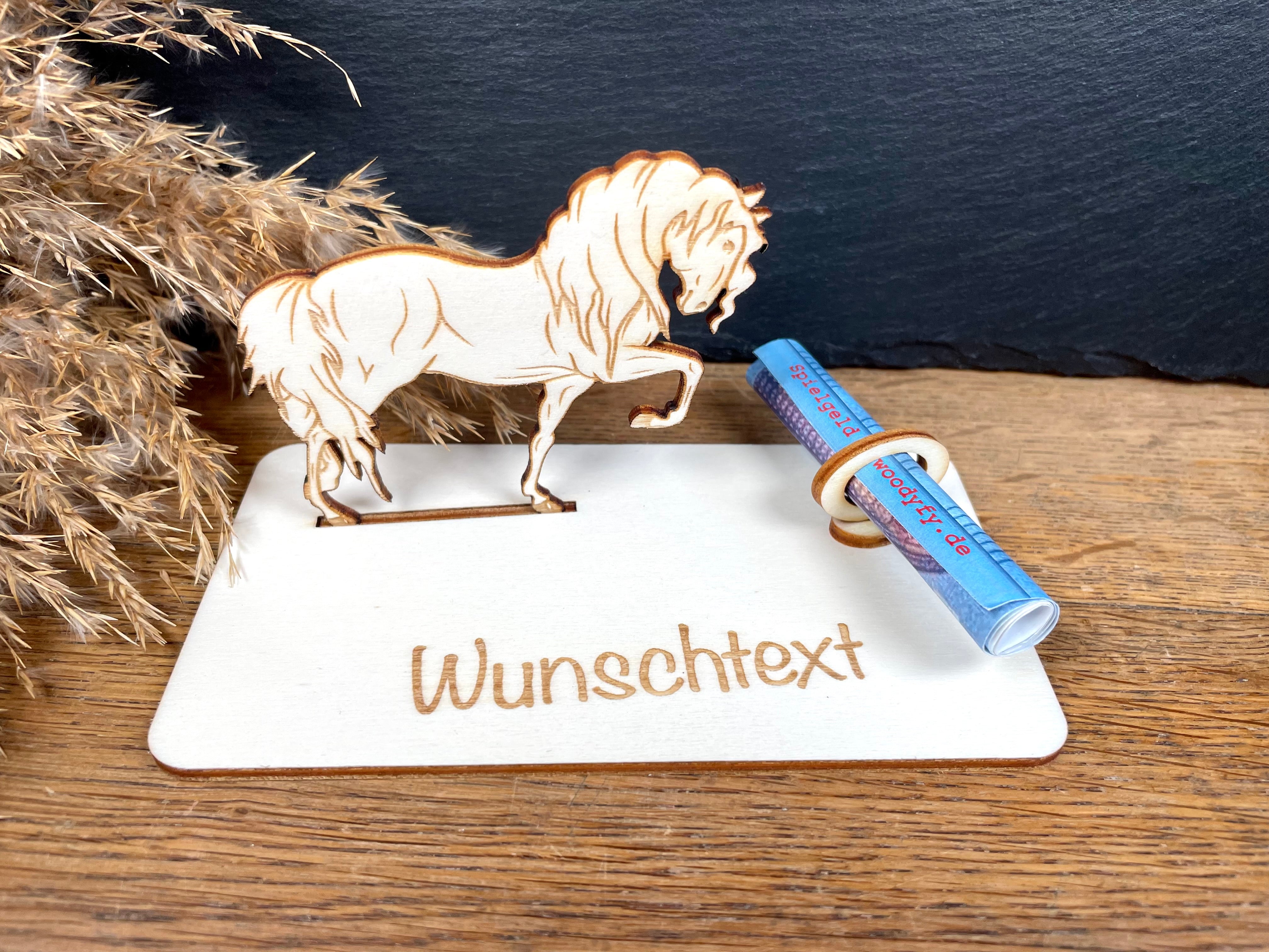 Geldscheinhalter Pferd