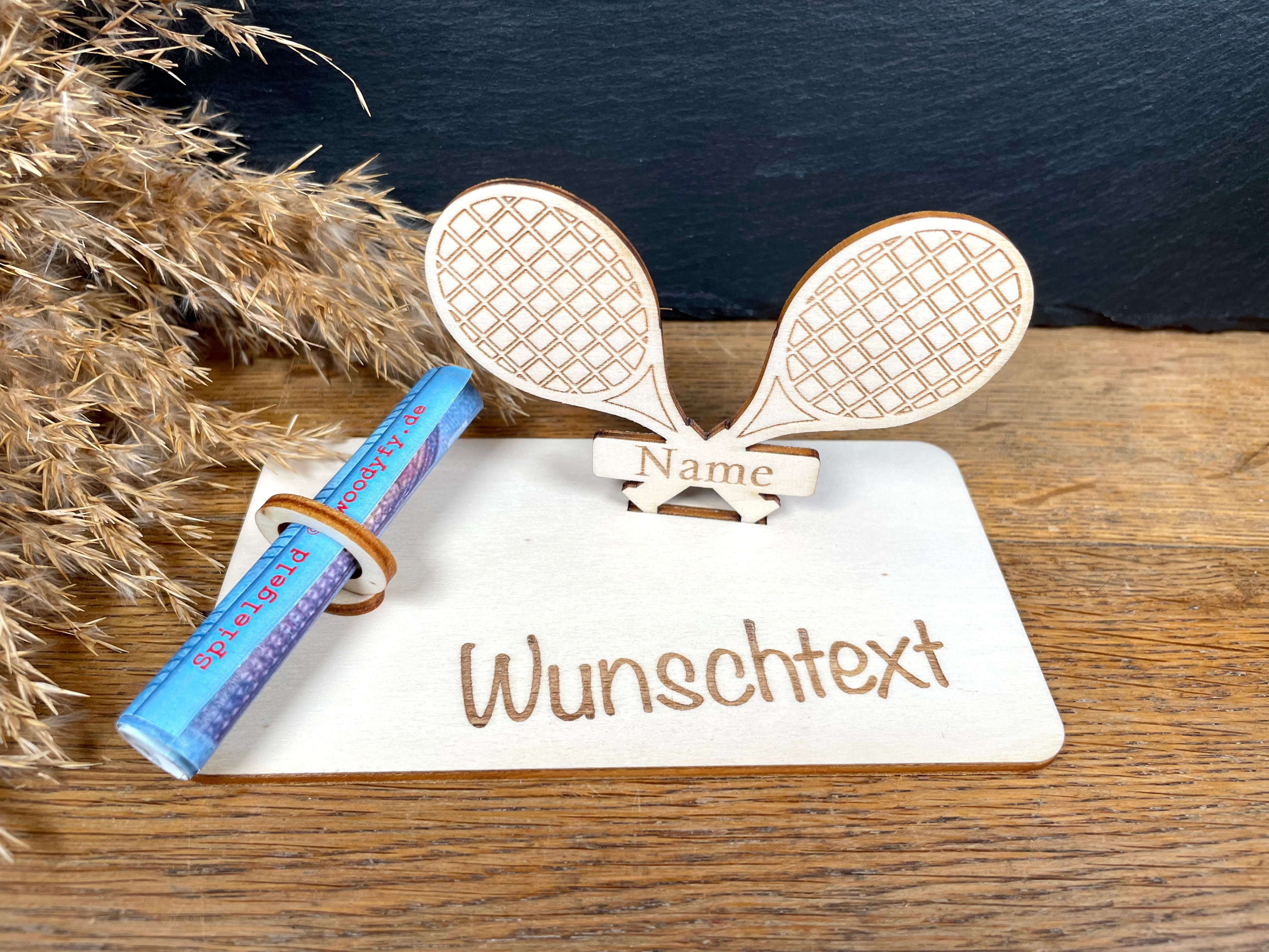 Geldscheinhalter Tennis