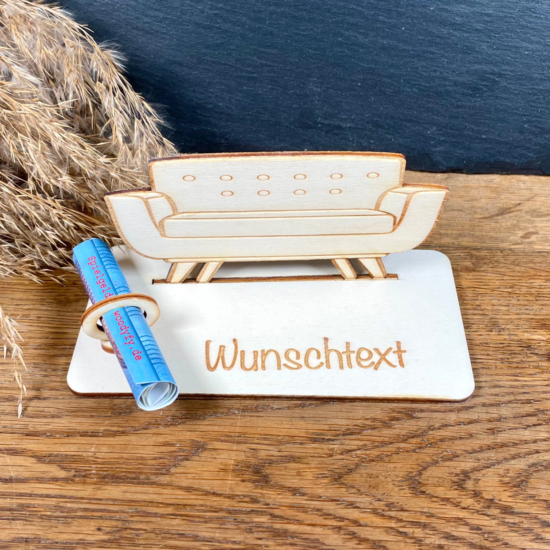 Geldscheinhalter Couch, Sofa