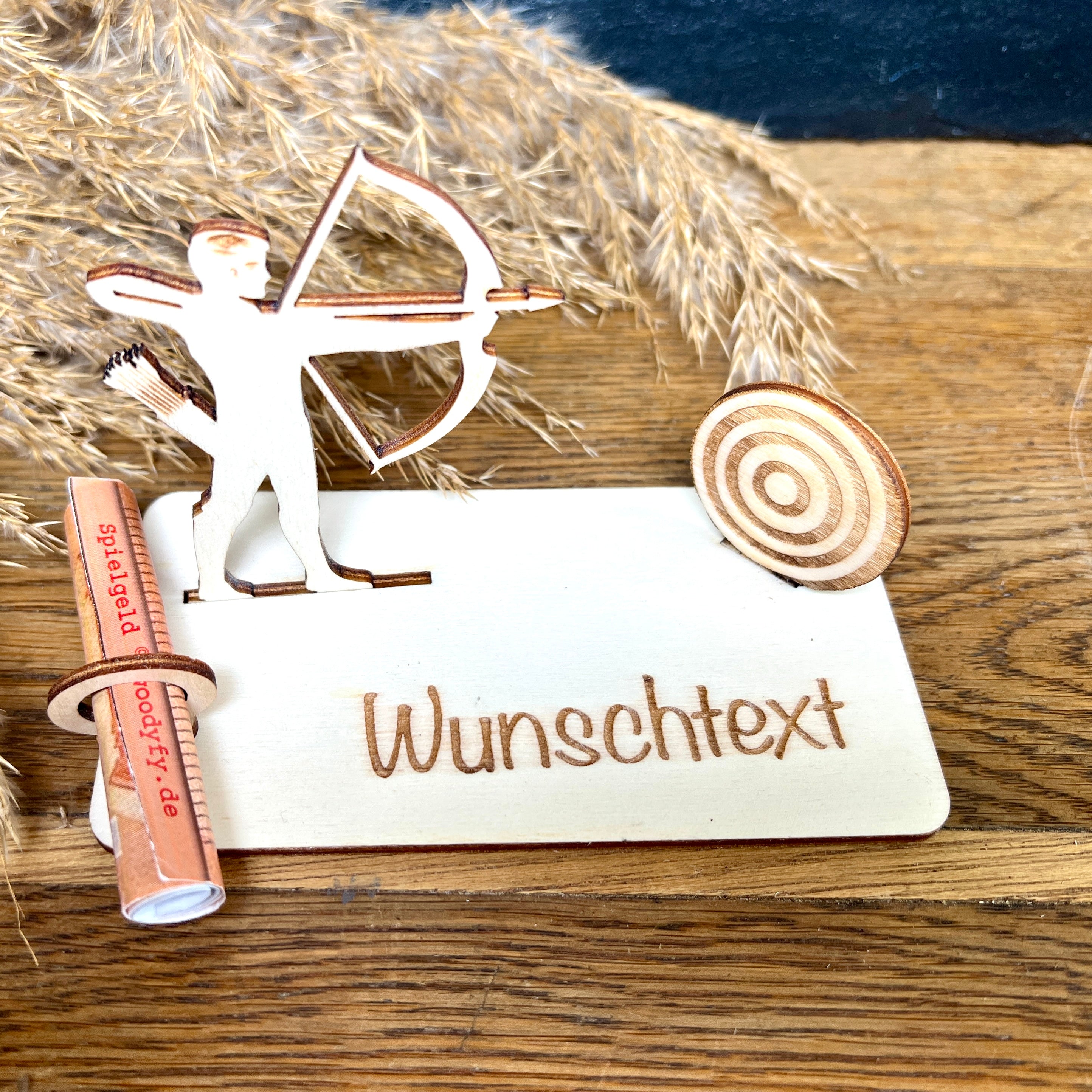 Geldscheinhalter Bogenschießen