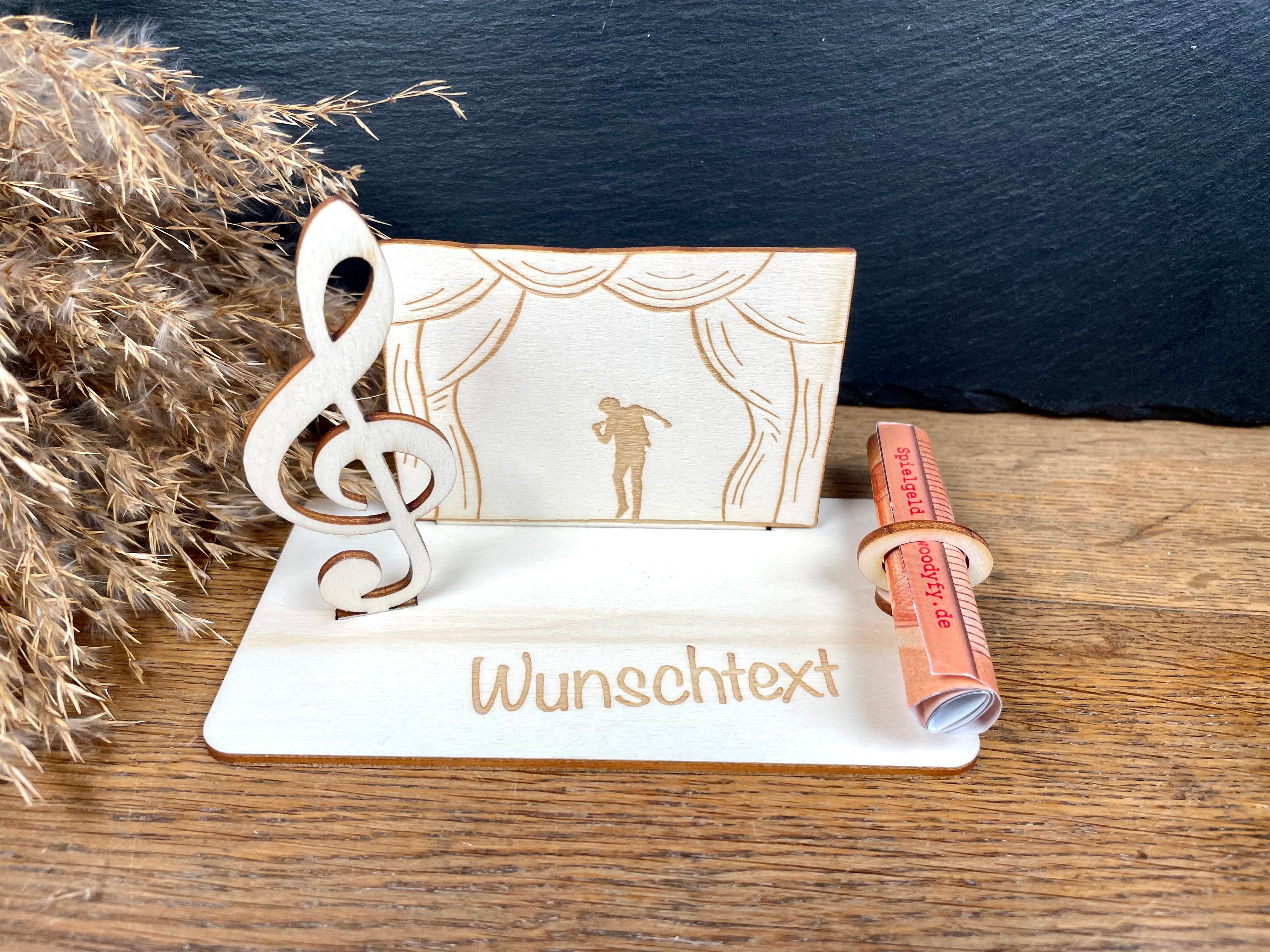 Geldscheinhalter Konzert, Theater, Musical, Sänger