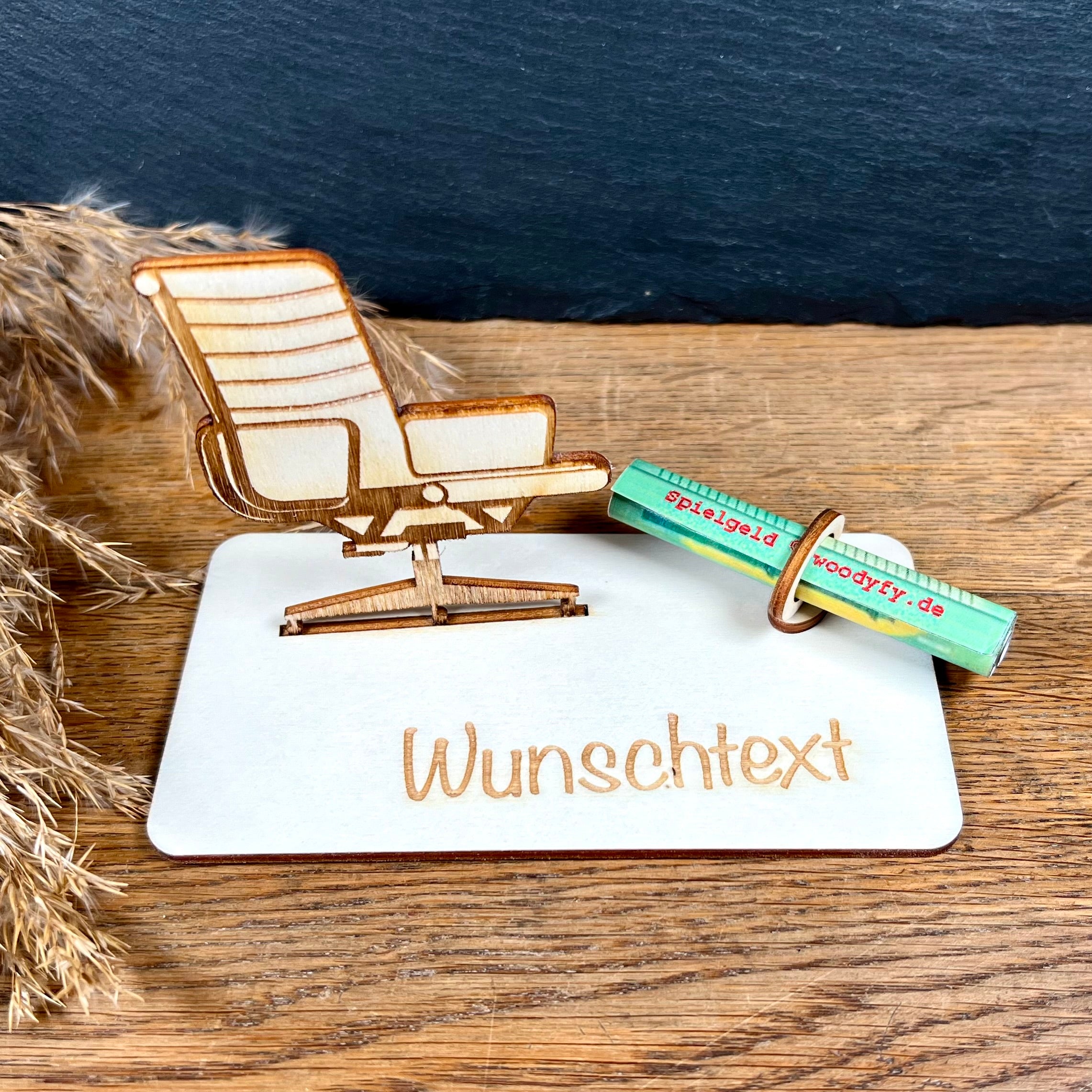 Geldscheinhalter Bürostuhl