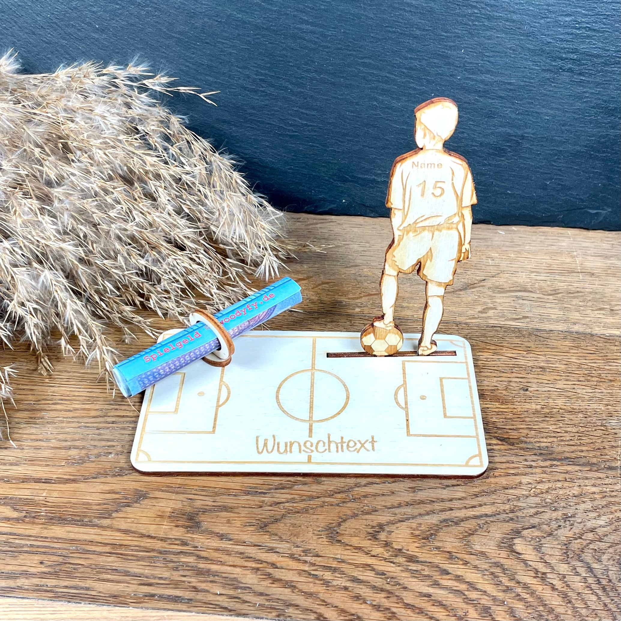 Geldscheinhalter Fußballspieler