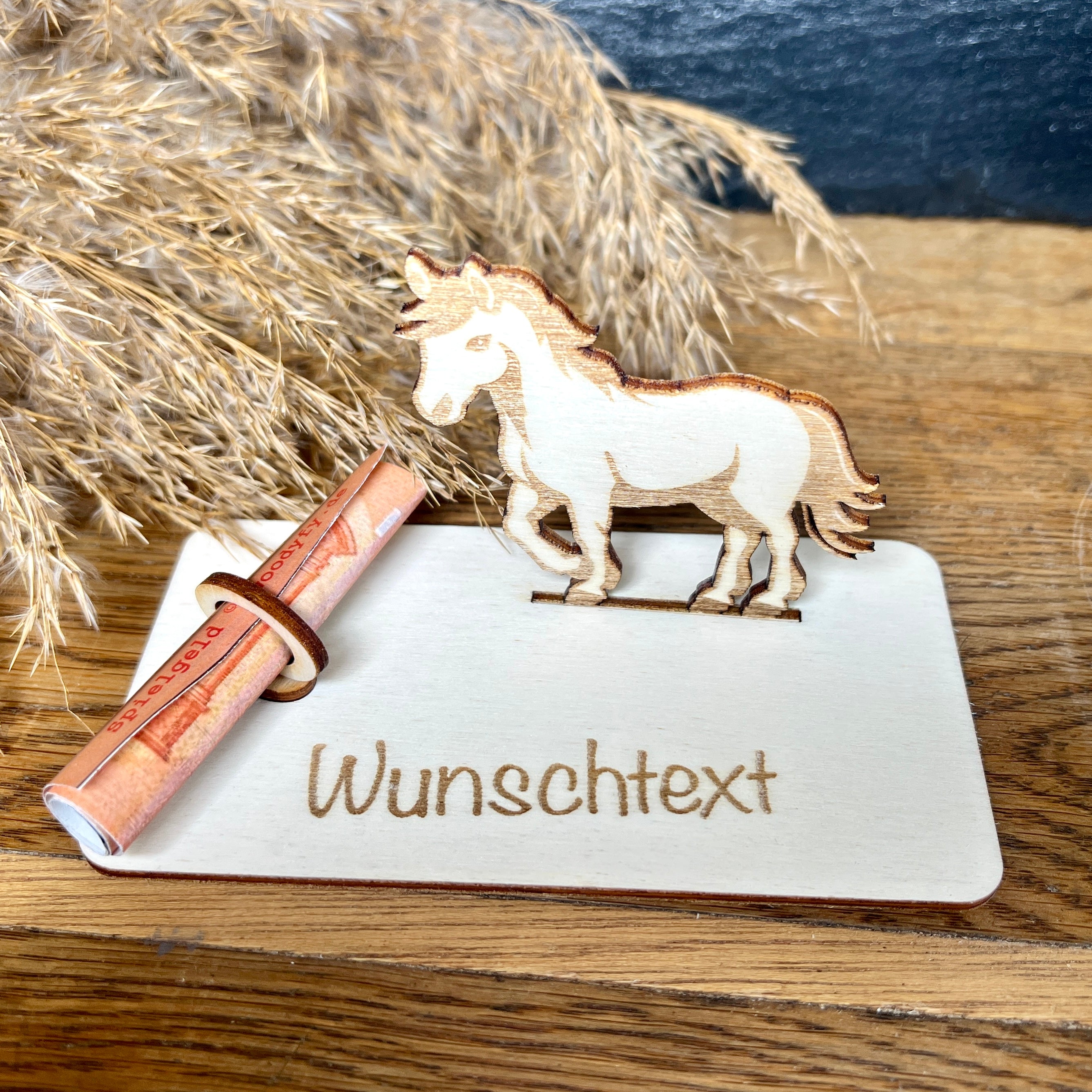 Geldscheinhalter Pferd