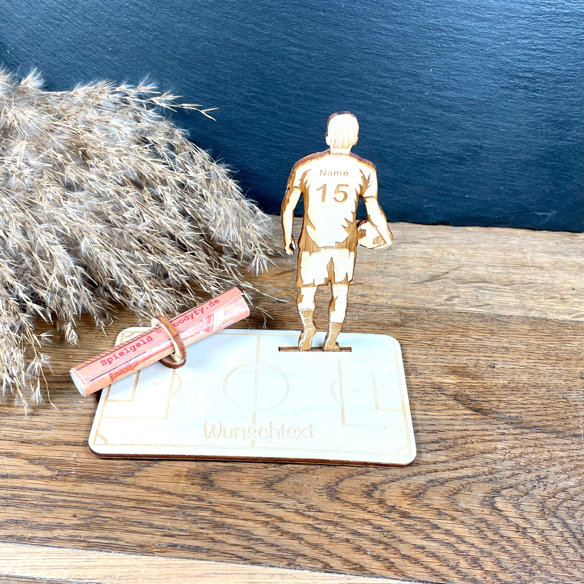 Geldscheinhalter Fußballspieler