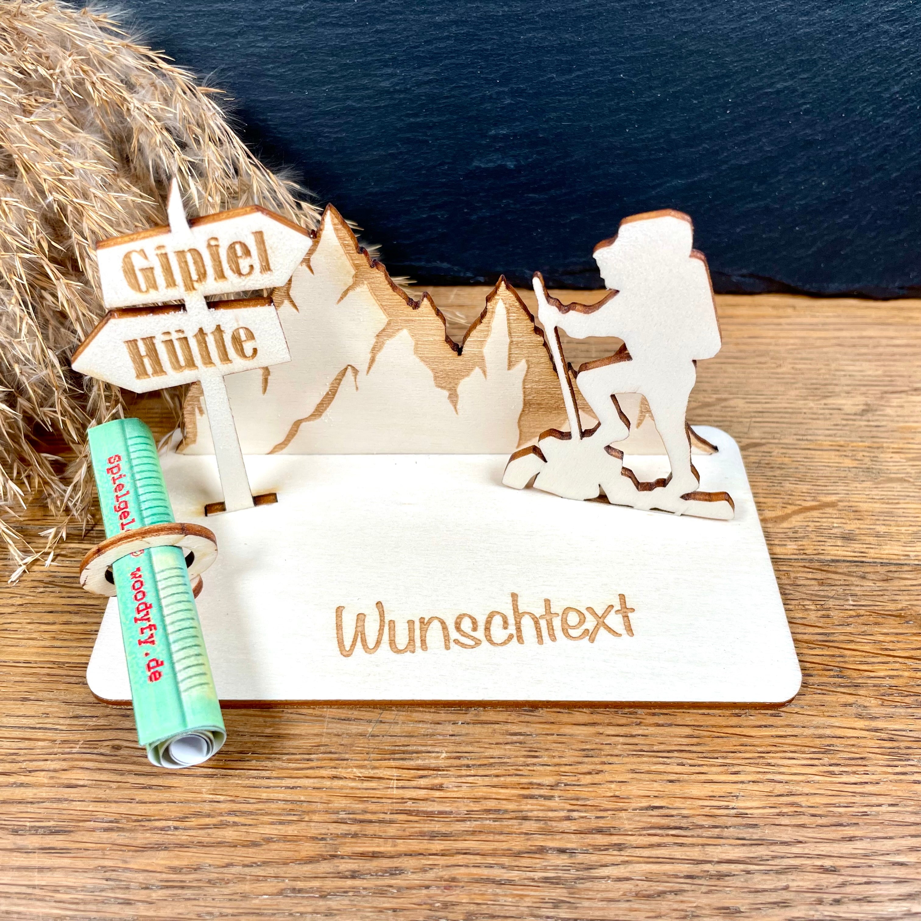 Geldscheinhalter Berge, Wandern