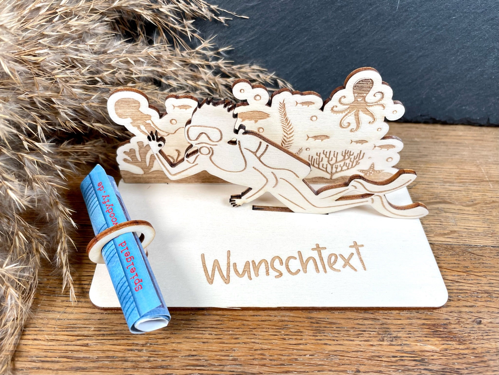 Geldscheinhalter Taucher