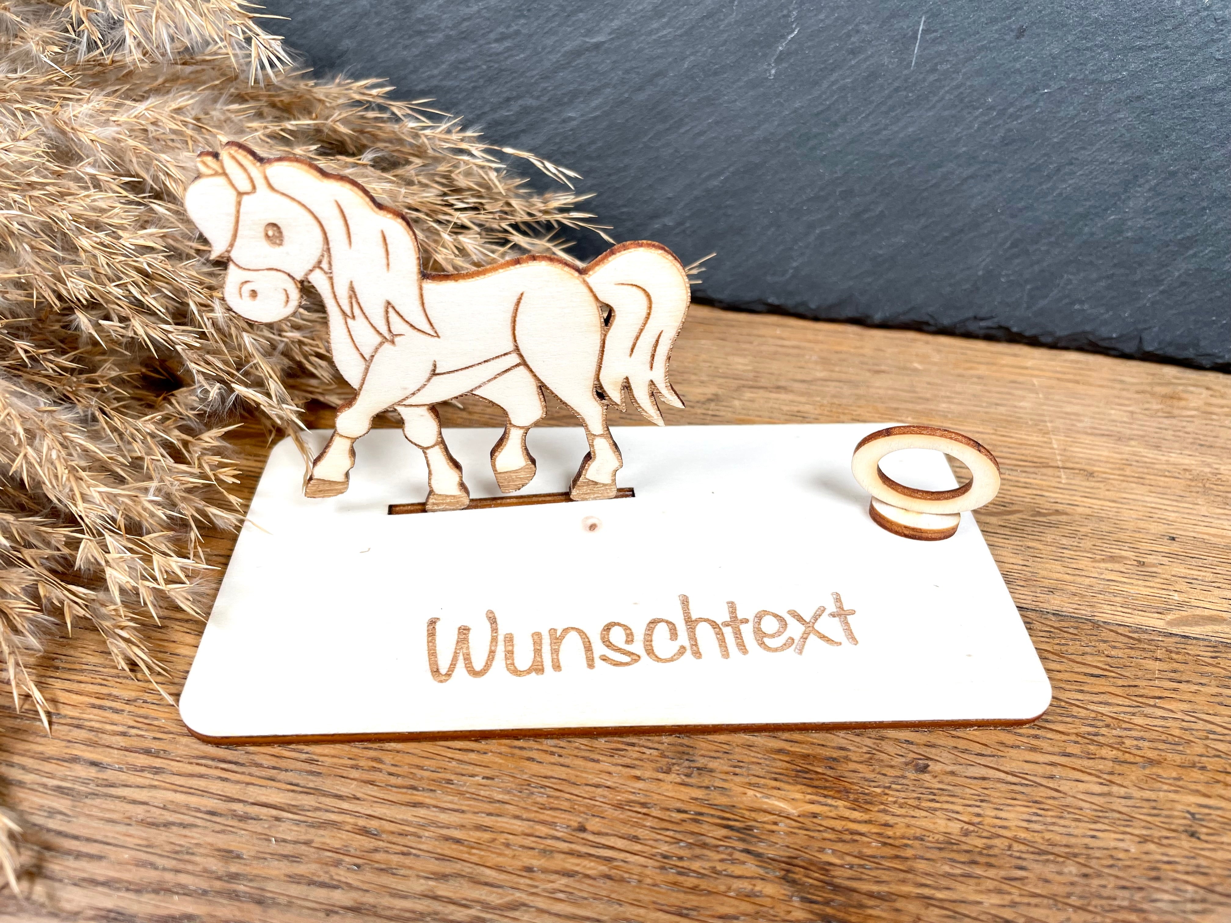 Geldscheinhalter Pferd