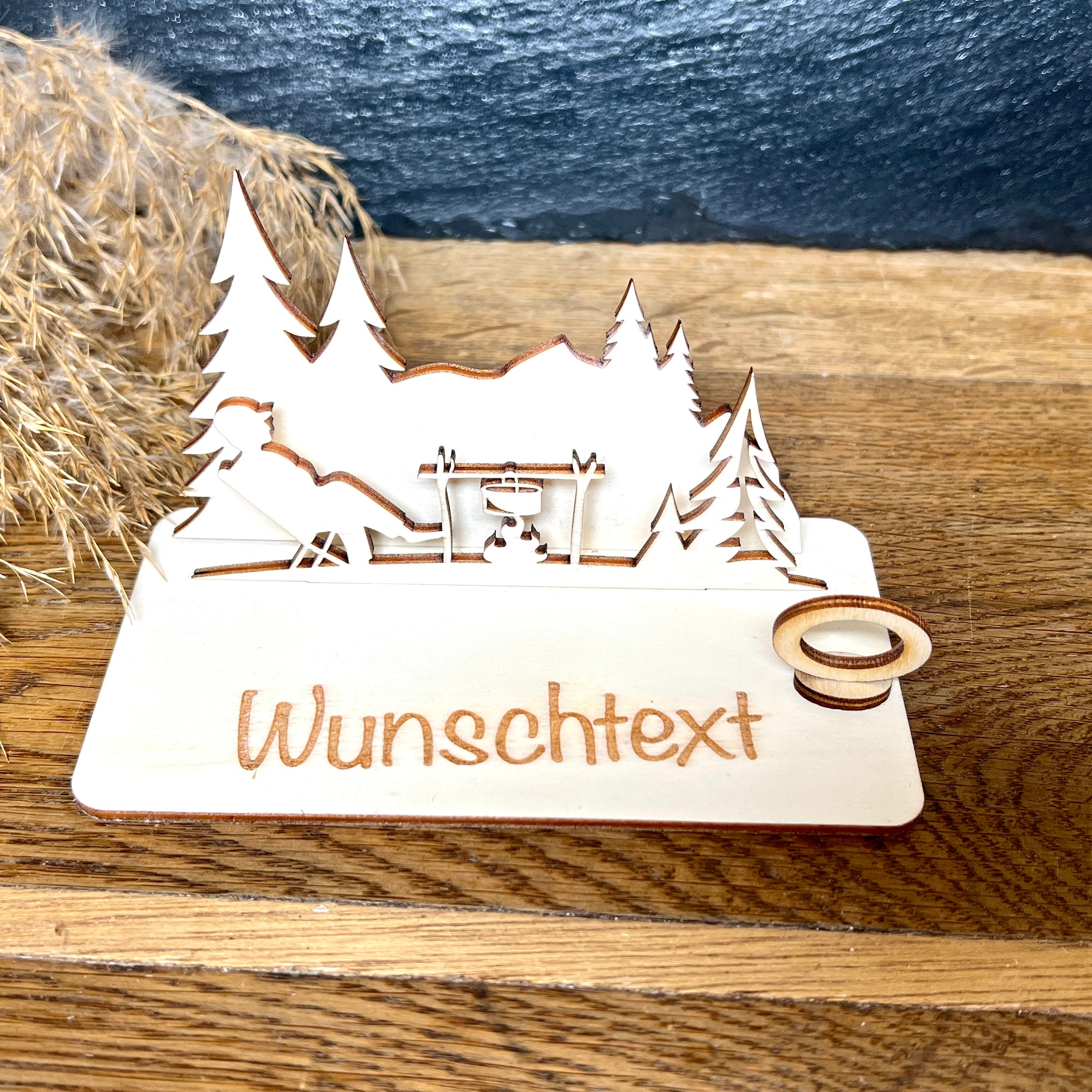 Geldscheinhalter Zelten, Camping