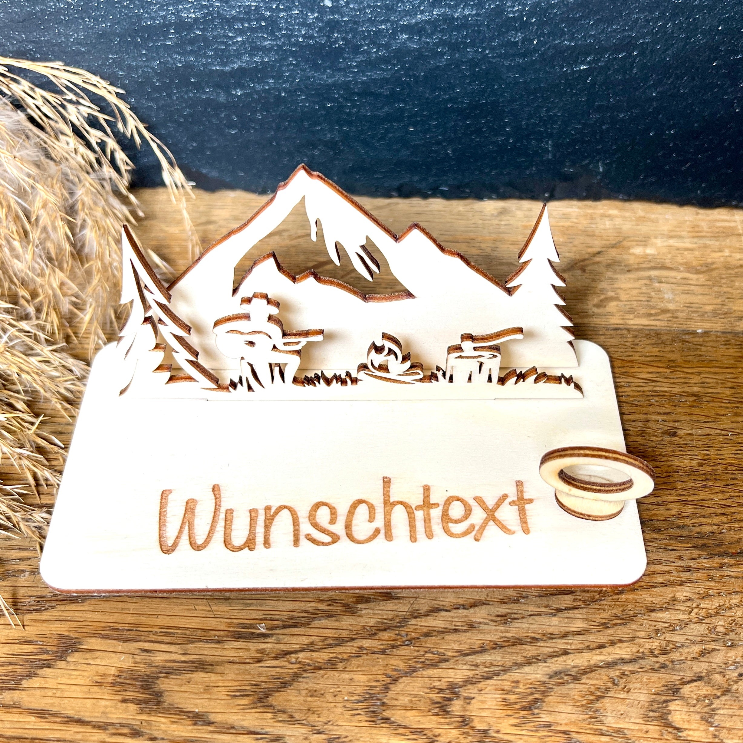 Geldscheinhalter Zelten, Camping