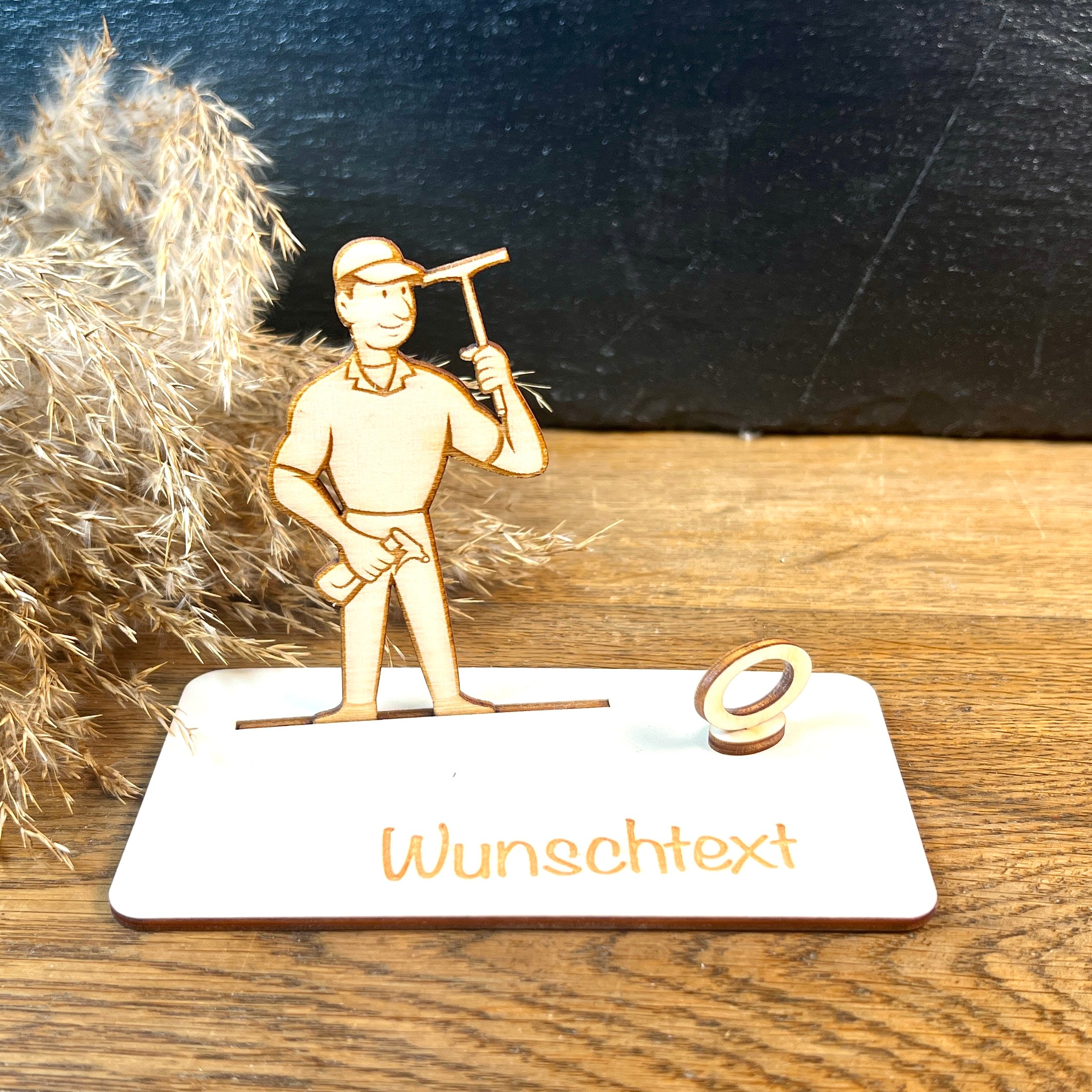 Geldscheinhalter Fensterputzer