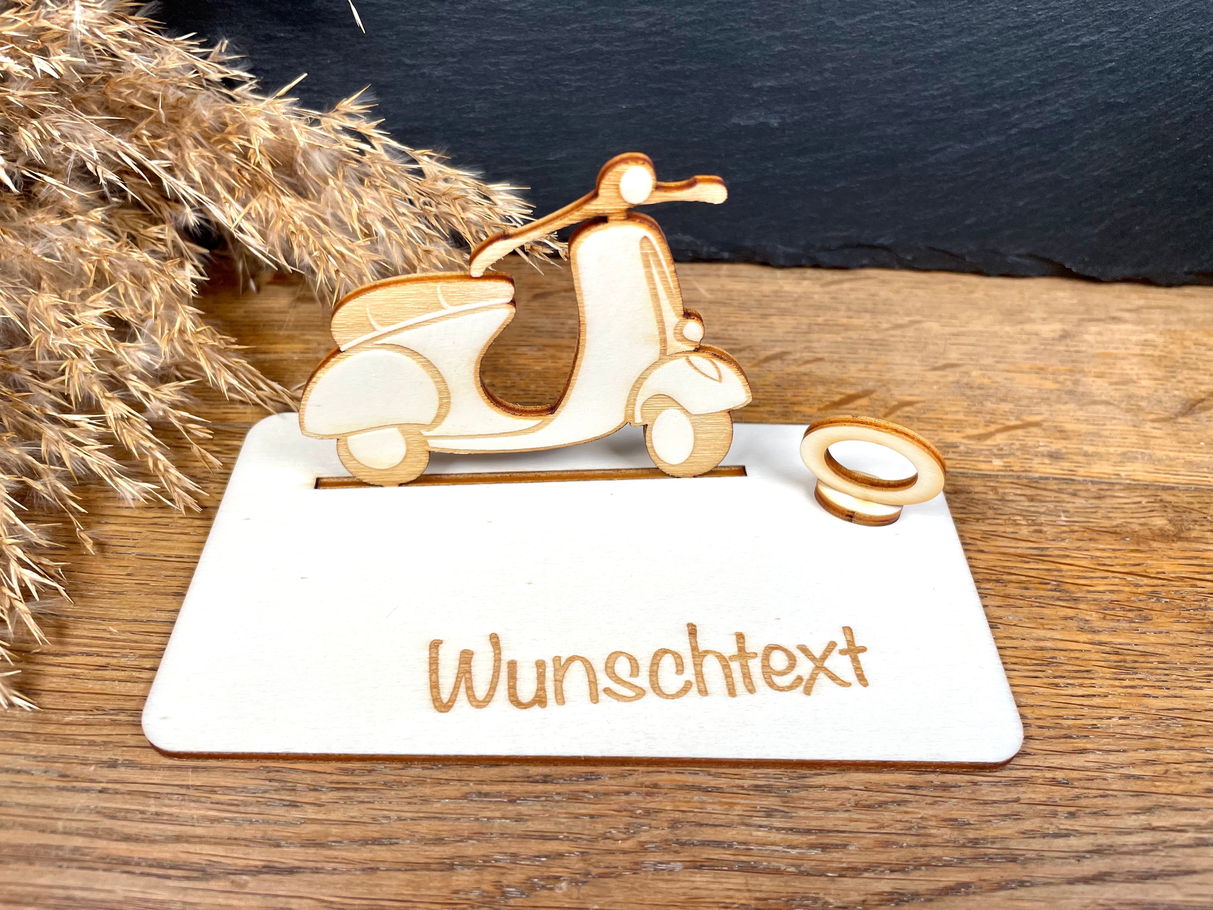 Geldscheinhalter Vespa, Roller