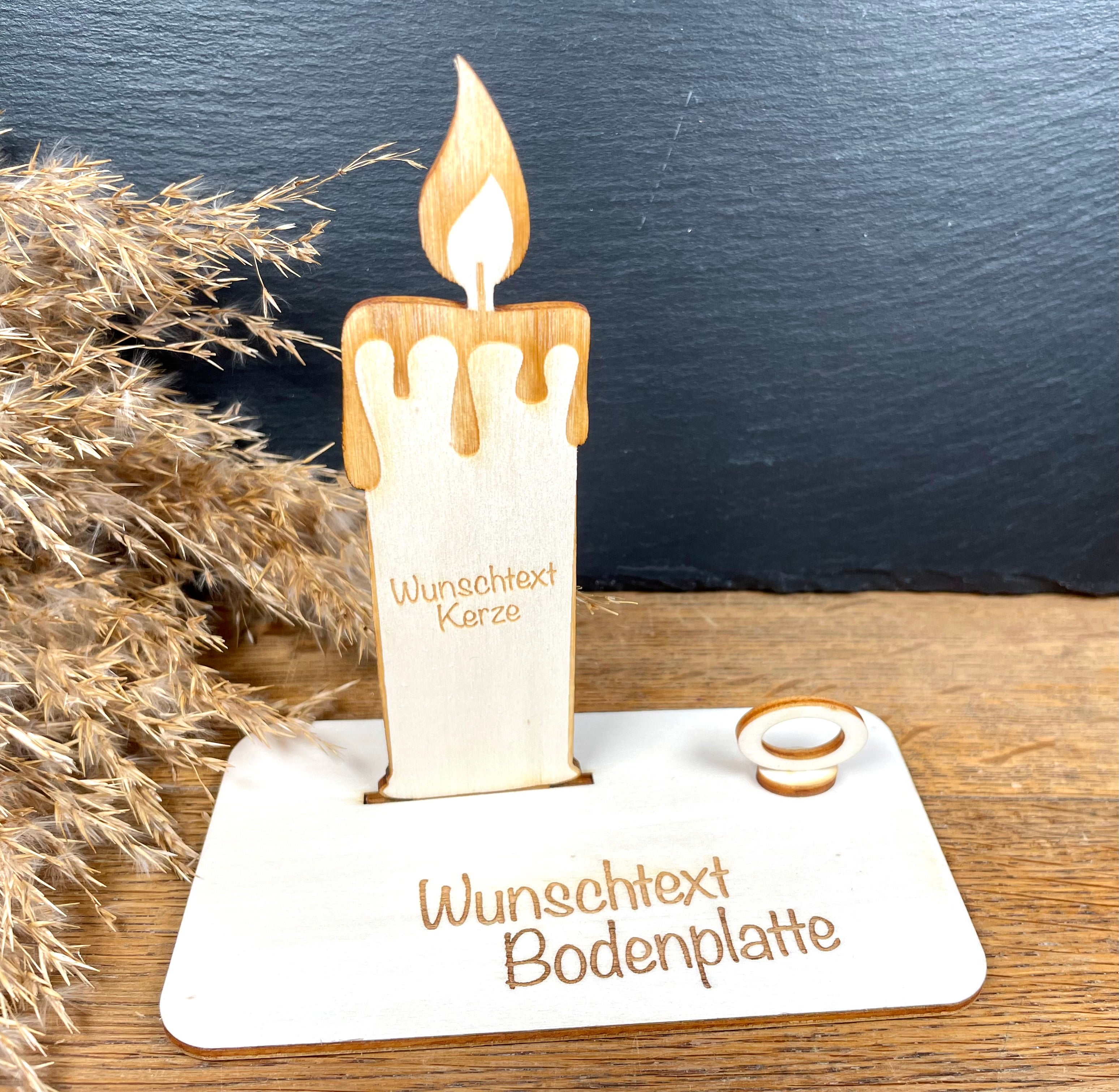 Geldscheinhalter Kerze