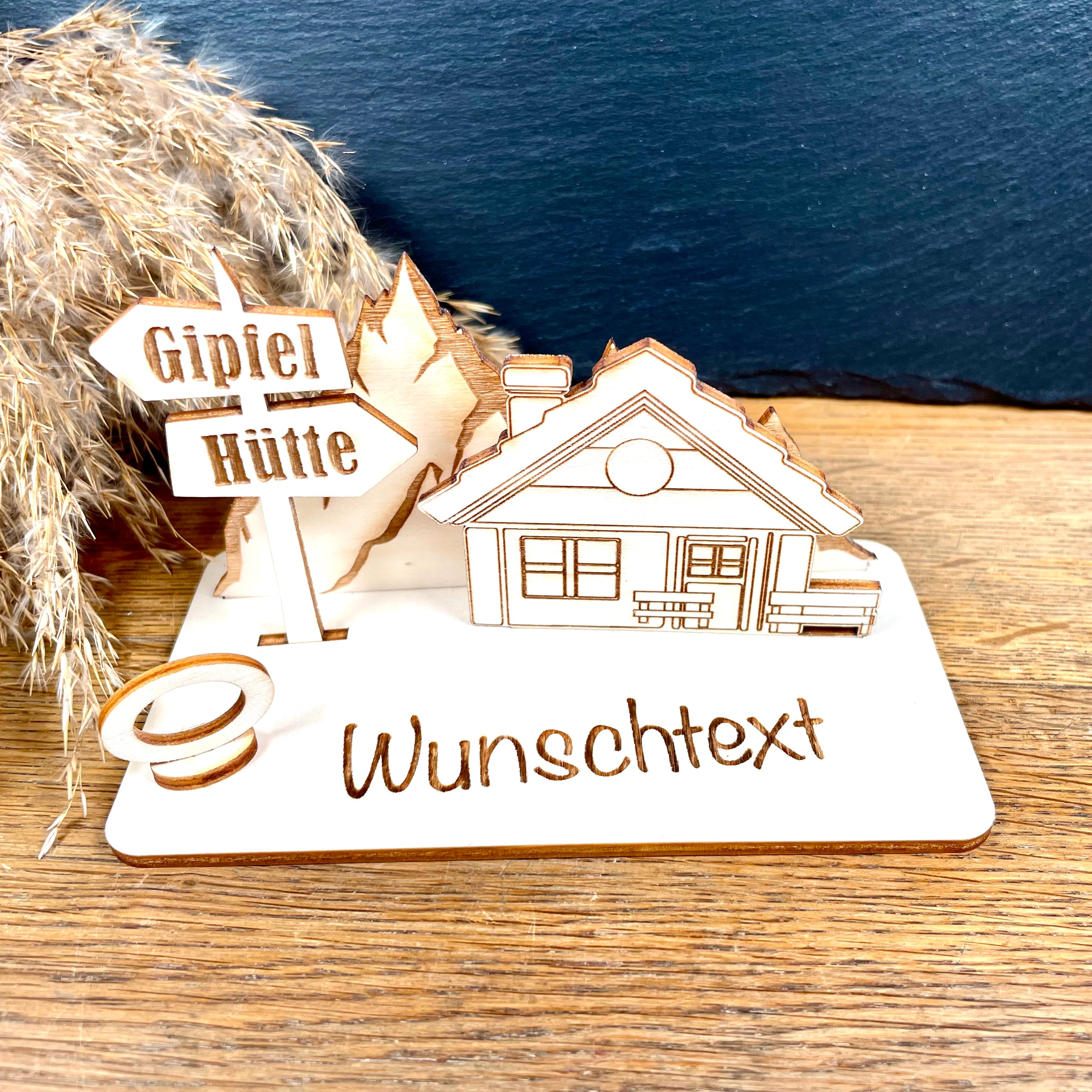 Geldscheinhalter Berghütte, Wandern