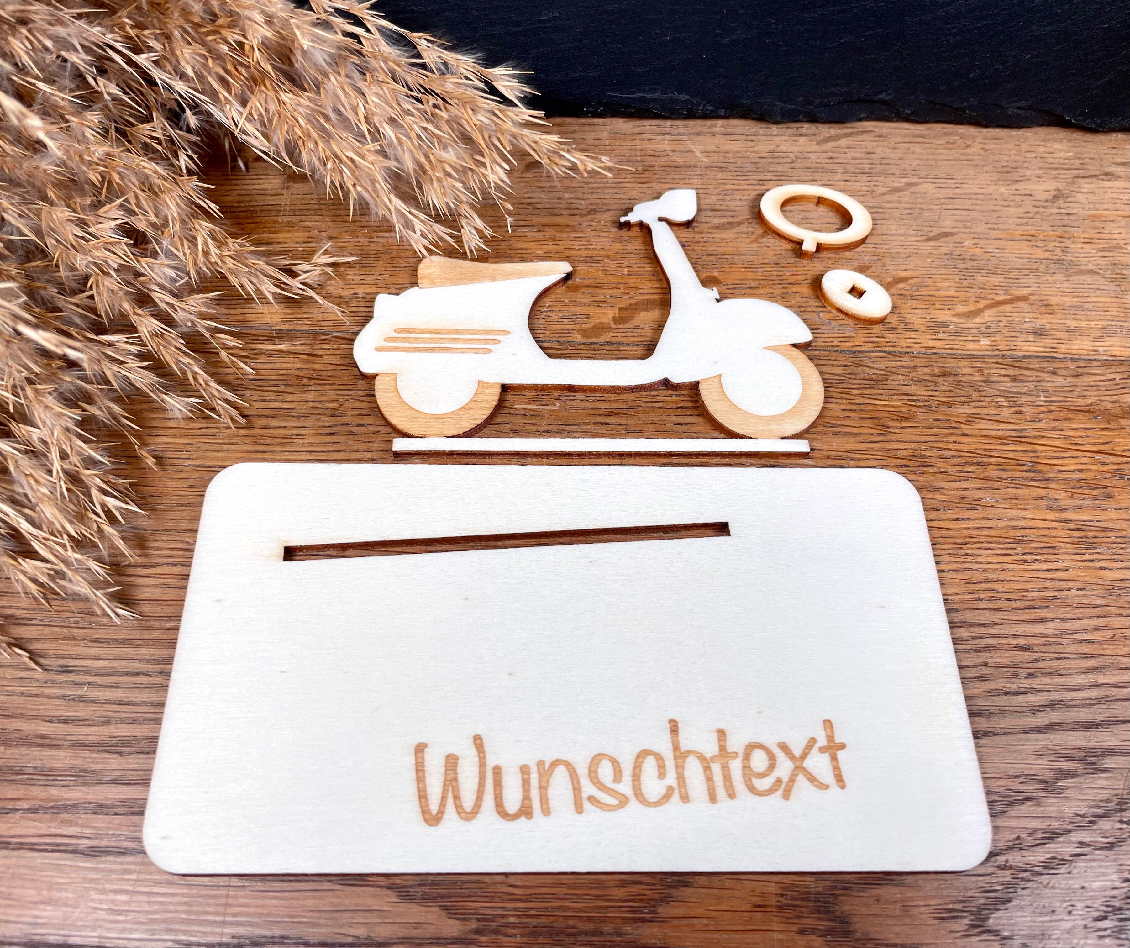 Geldscheinhalter Vespa, Roller