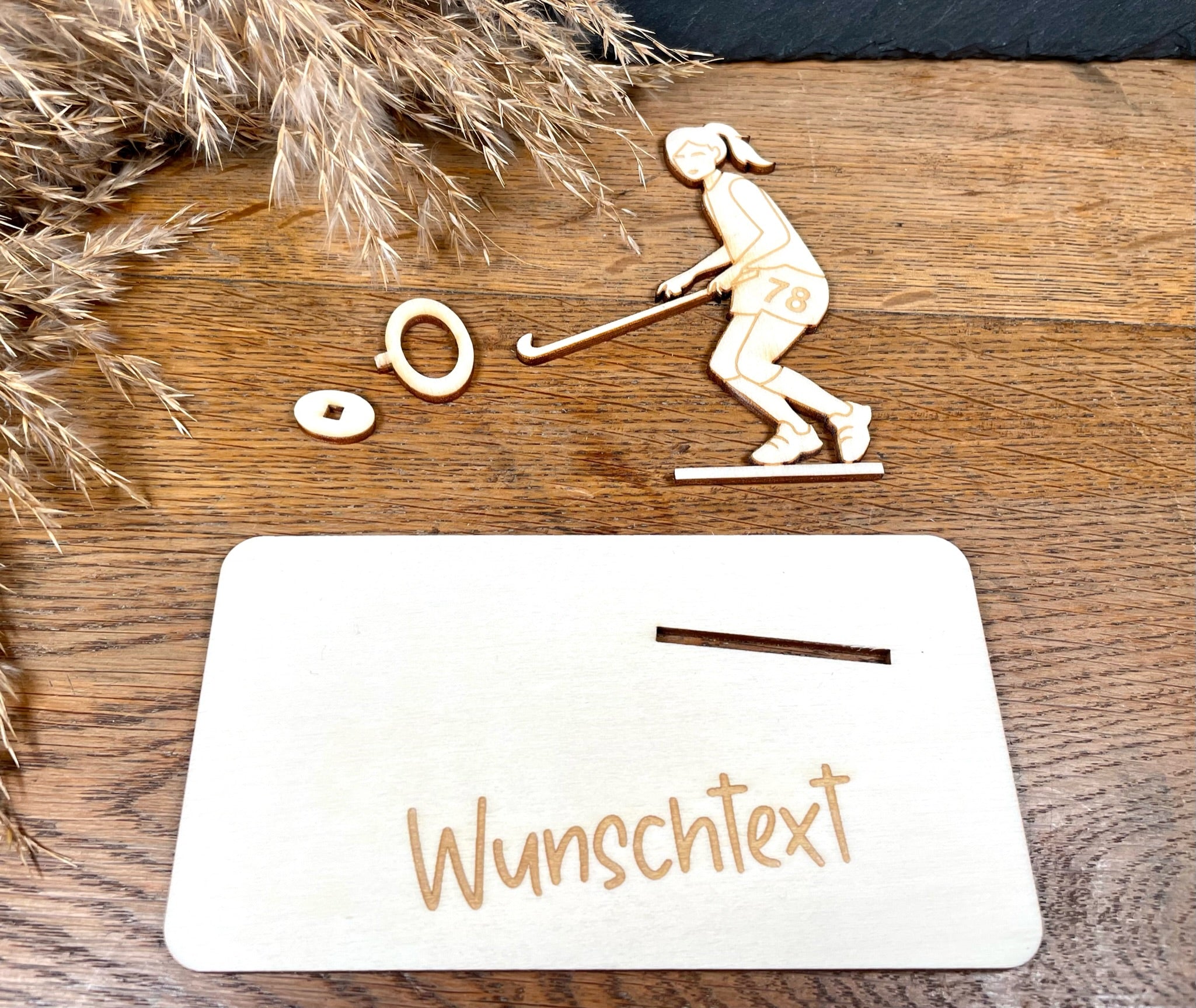 Geldscheinhalter Feldhockeyspielerin