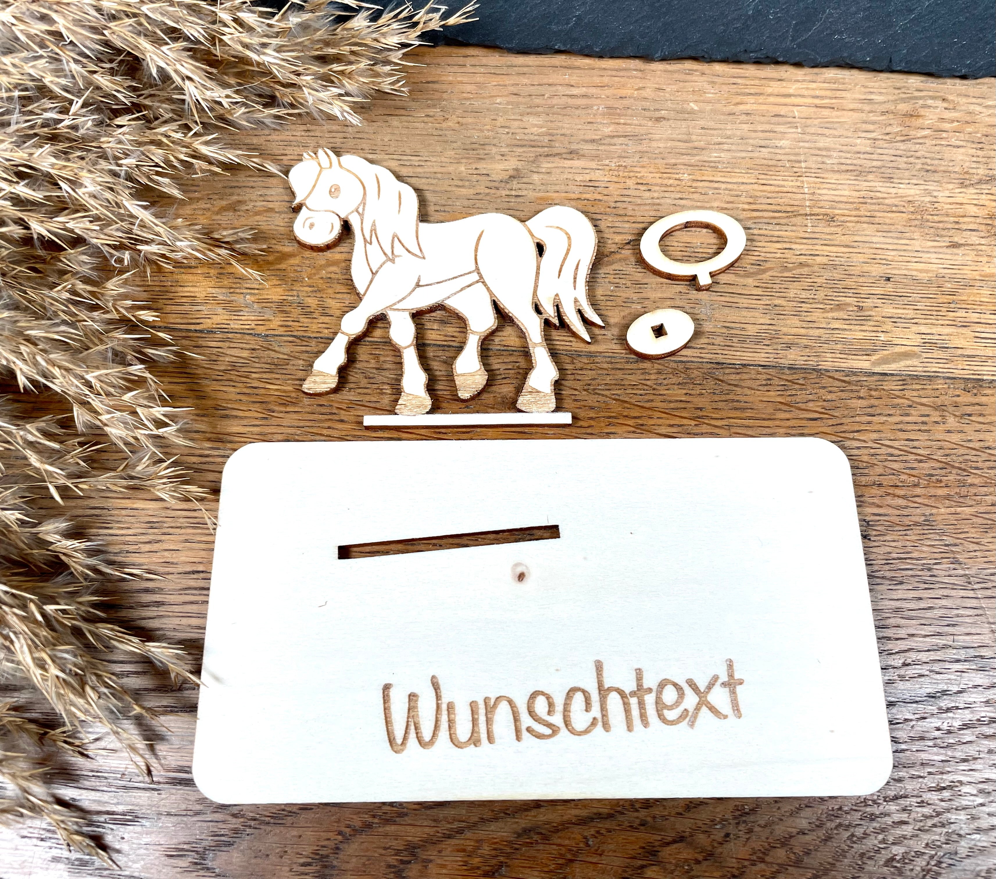 Geldscheinhalter Pferd