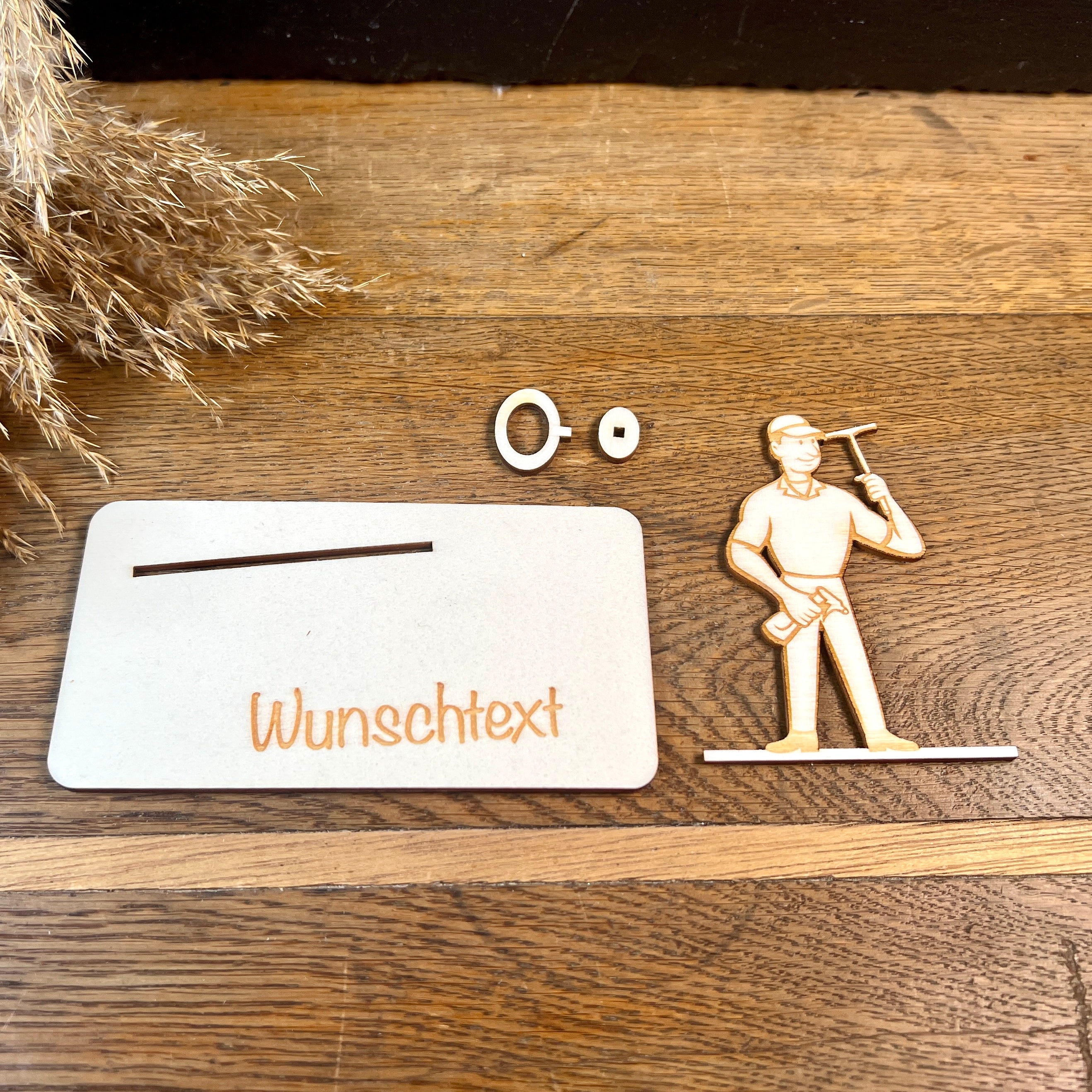 Geldscheinhalter Fensterputzer