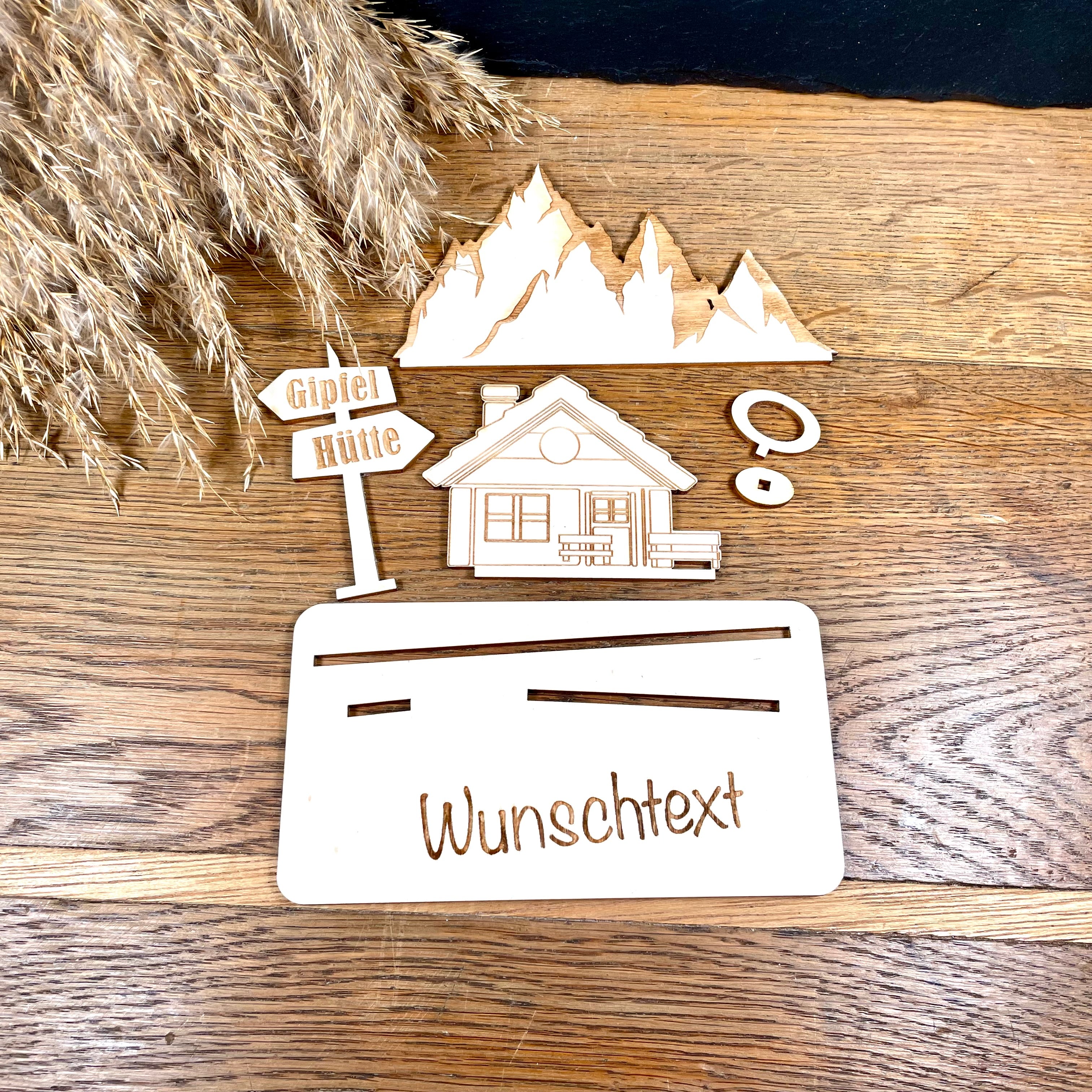 Geldscheinhalter Berghütte, Wandern