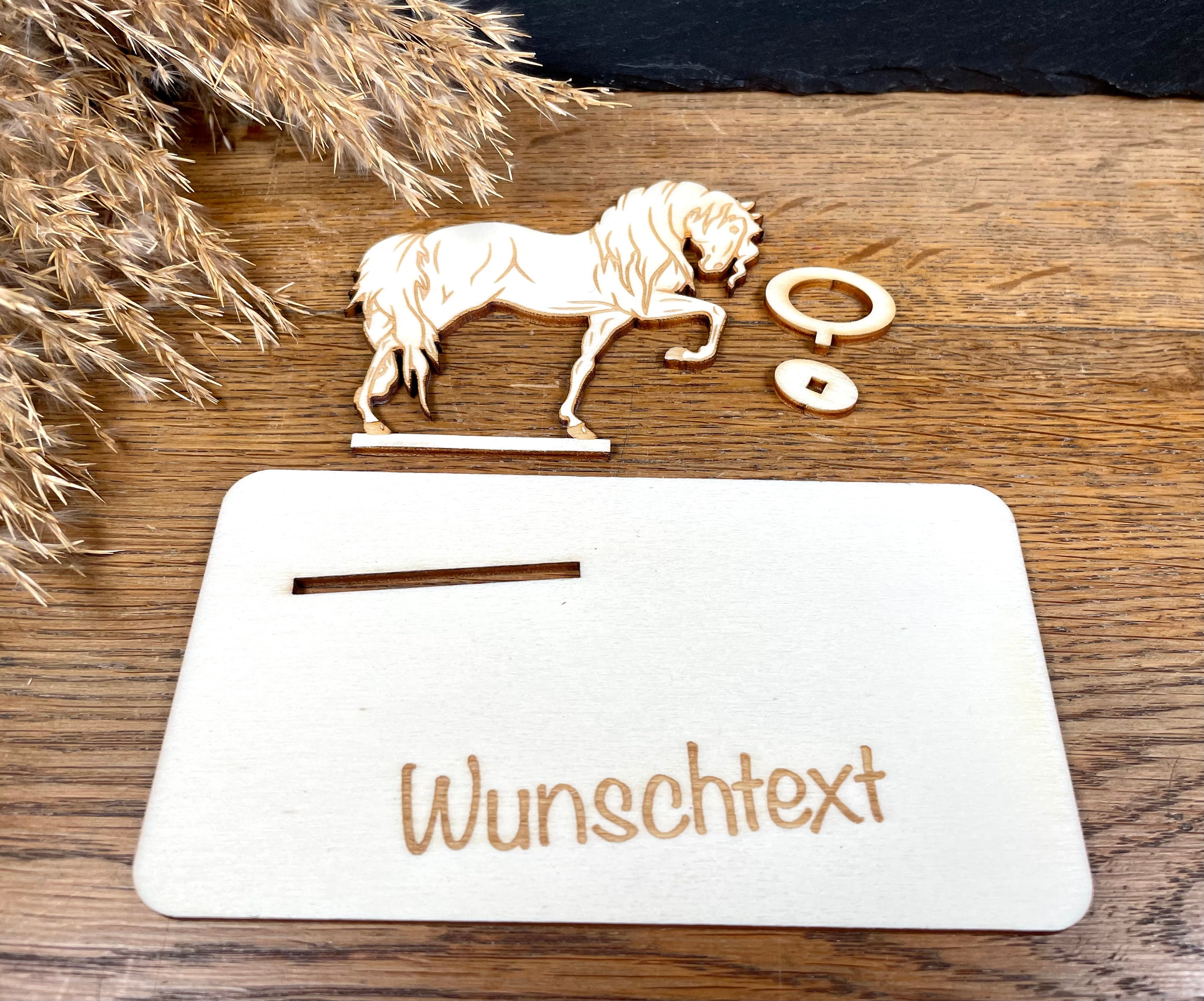 Geldscheinhalter Pferd