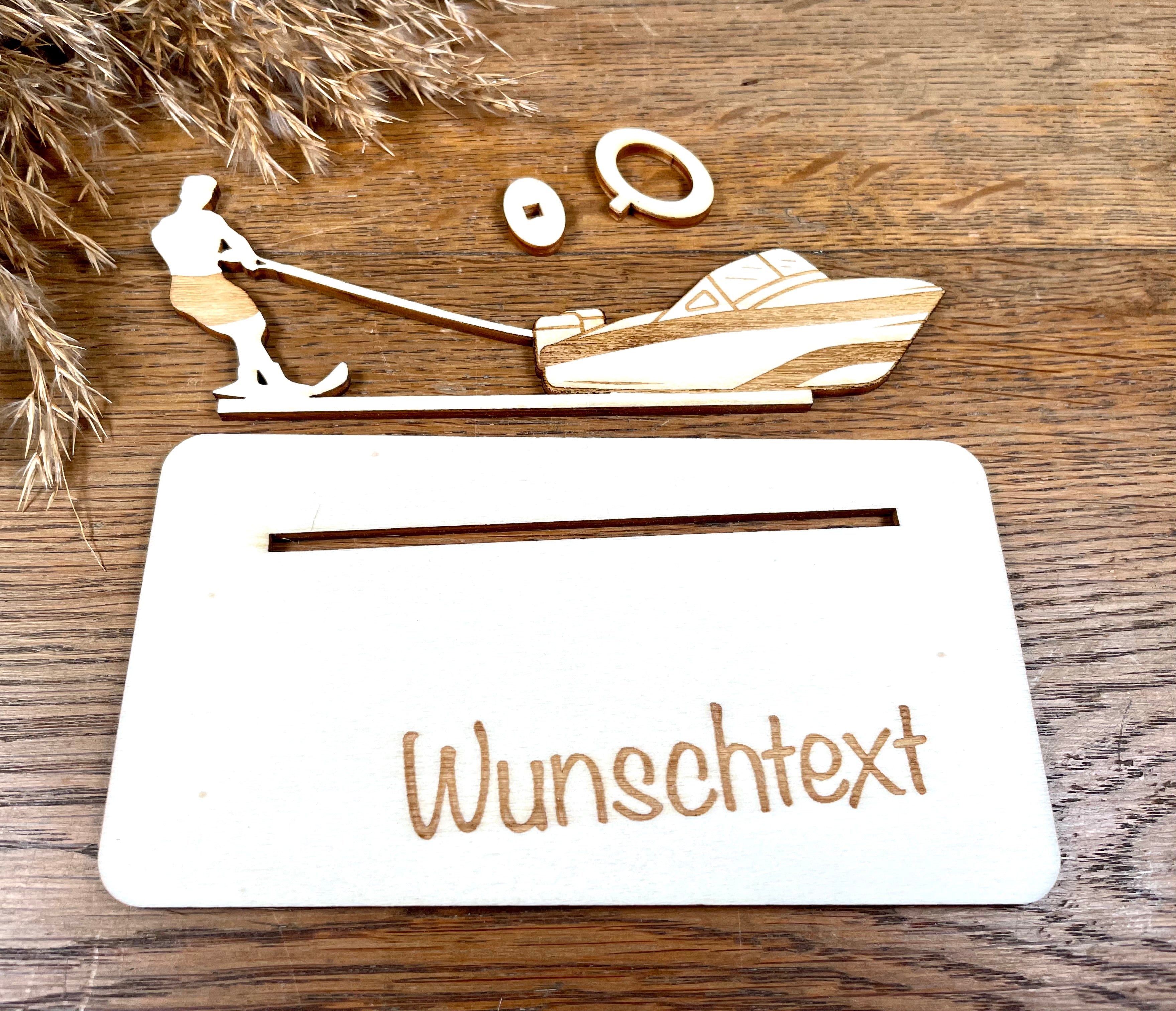 Geldscheinhalter Wasserski