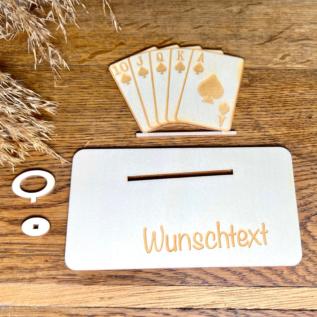 Geldscheinhalter Poker