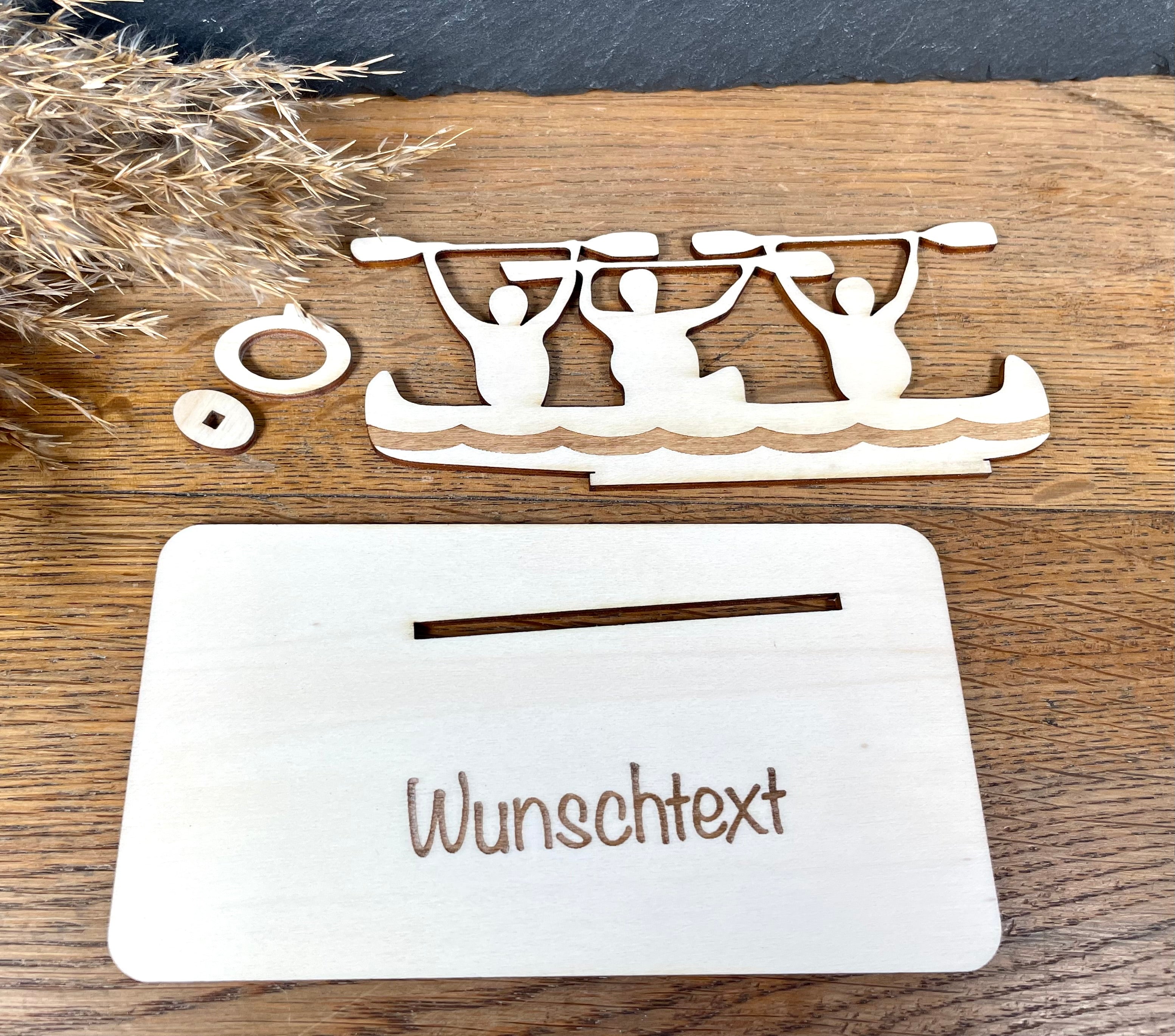 Geldscheinhalter Kanu 3-Personen