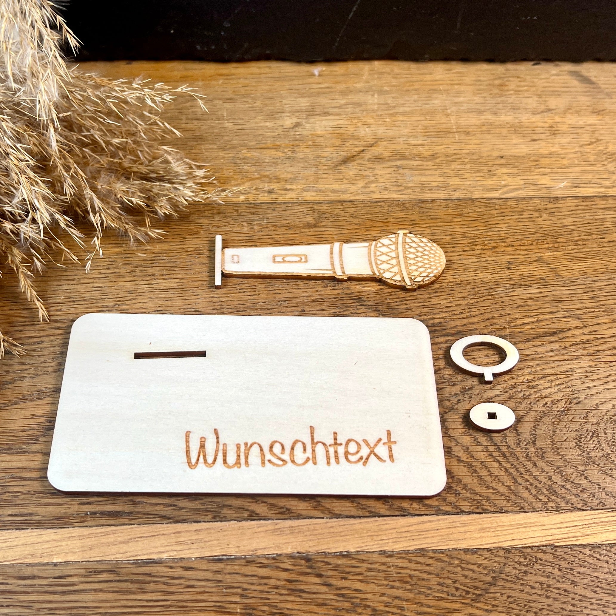 Geldscheinhalter Mikrofon