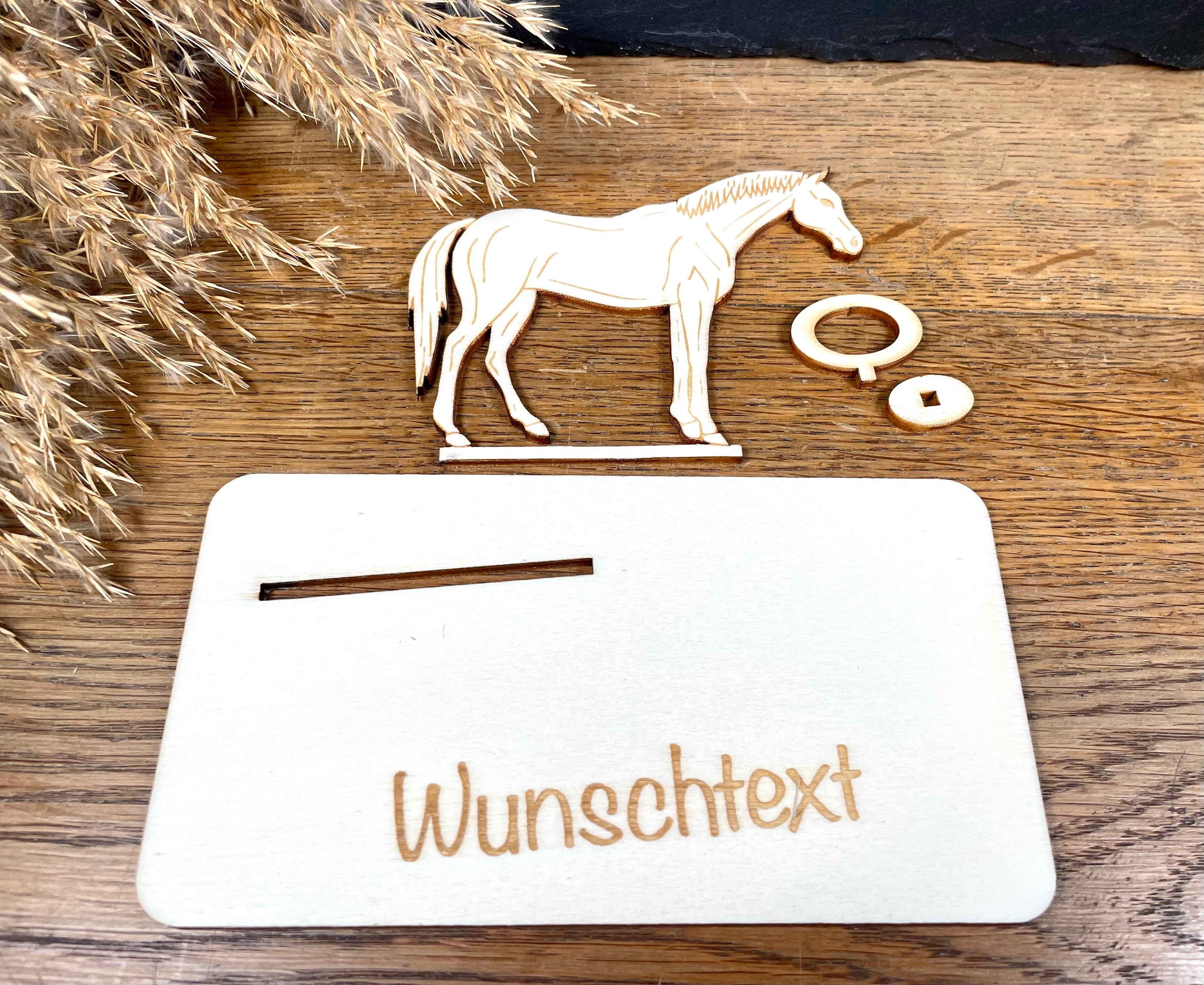 Geldscheinhalter Pferd