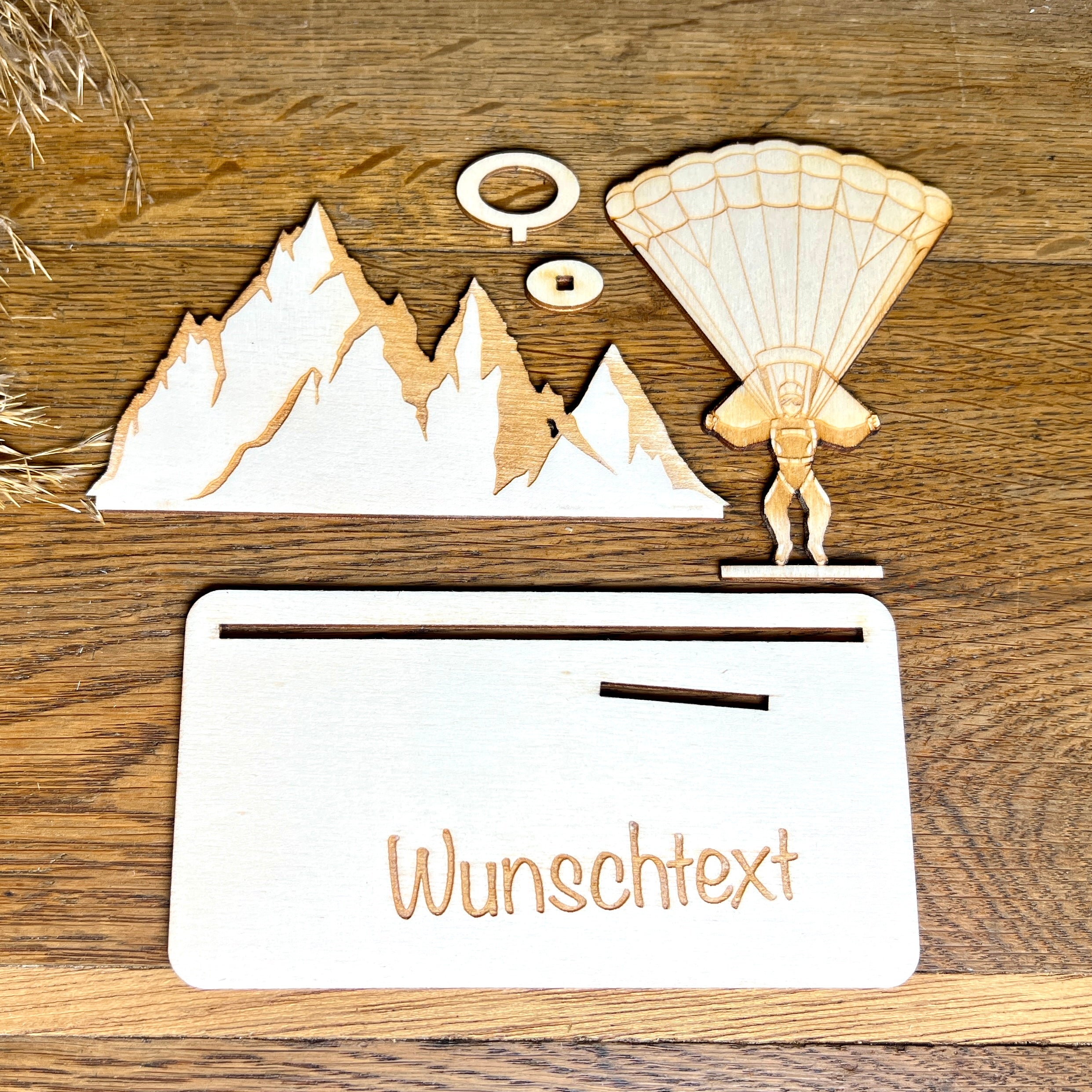 Geldscheinhalter Fallschirm