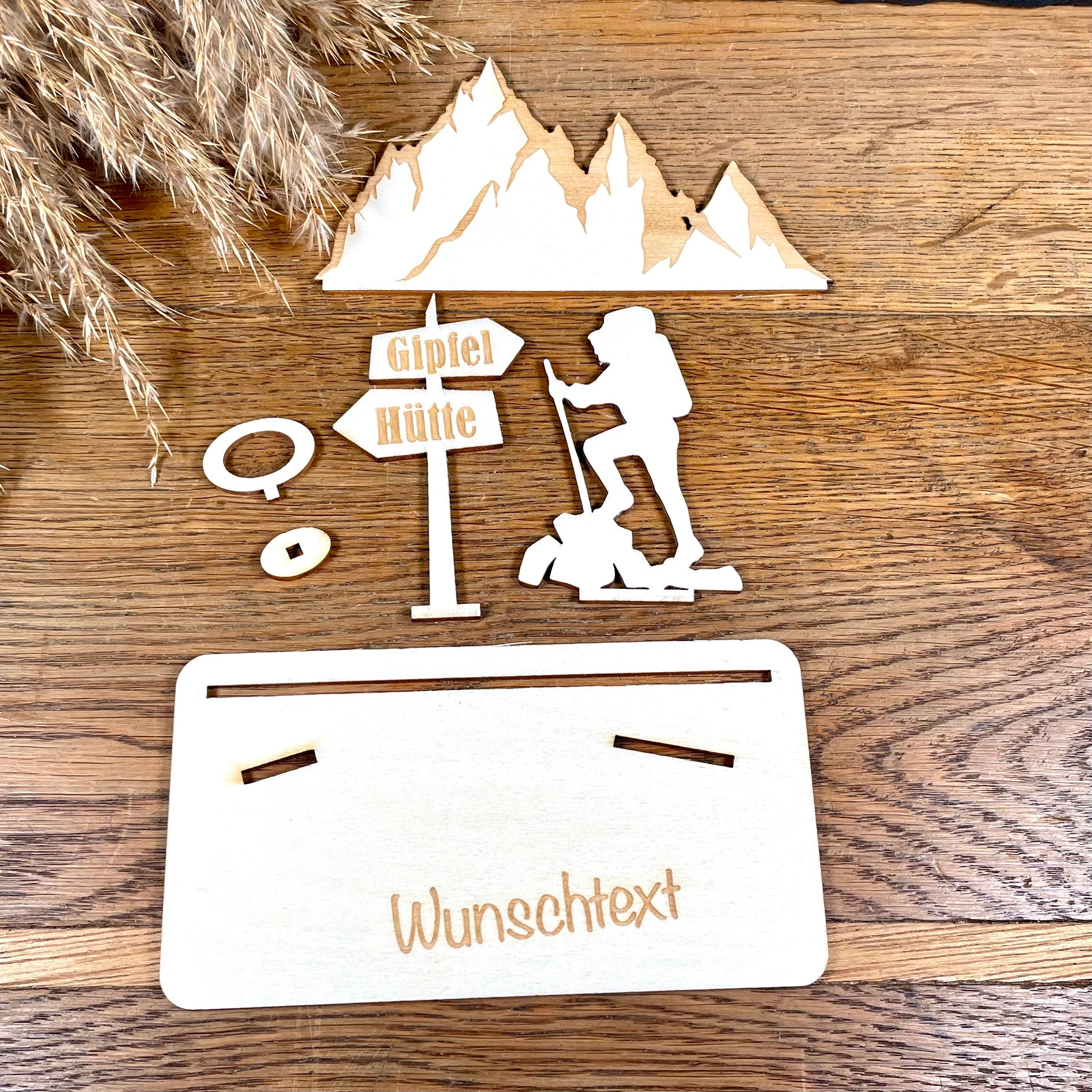 Geldscheinhalter Berge, Wandern