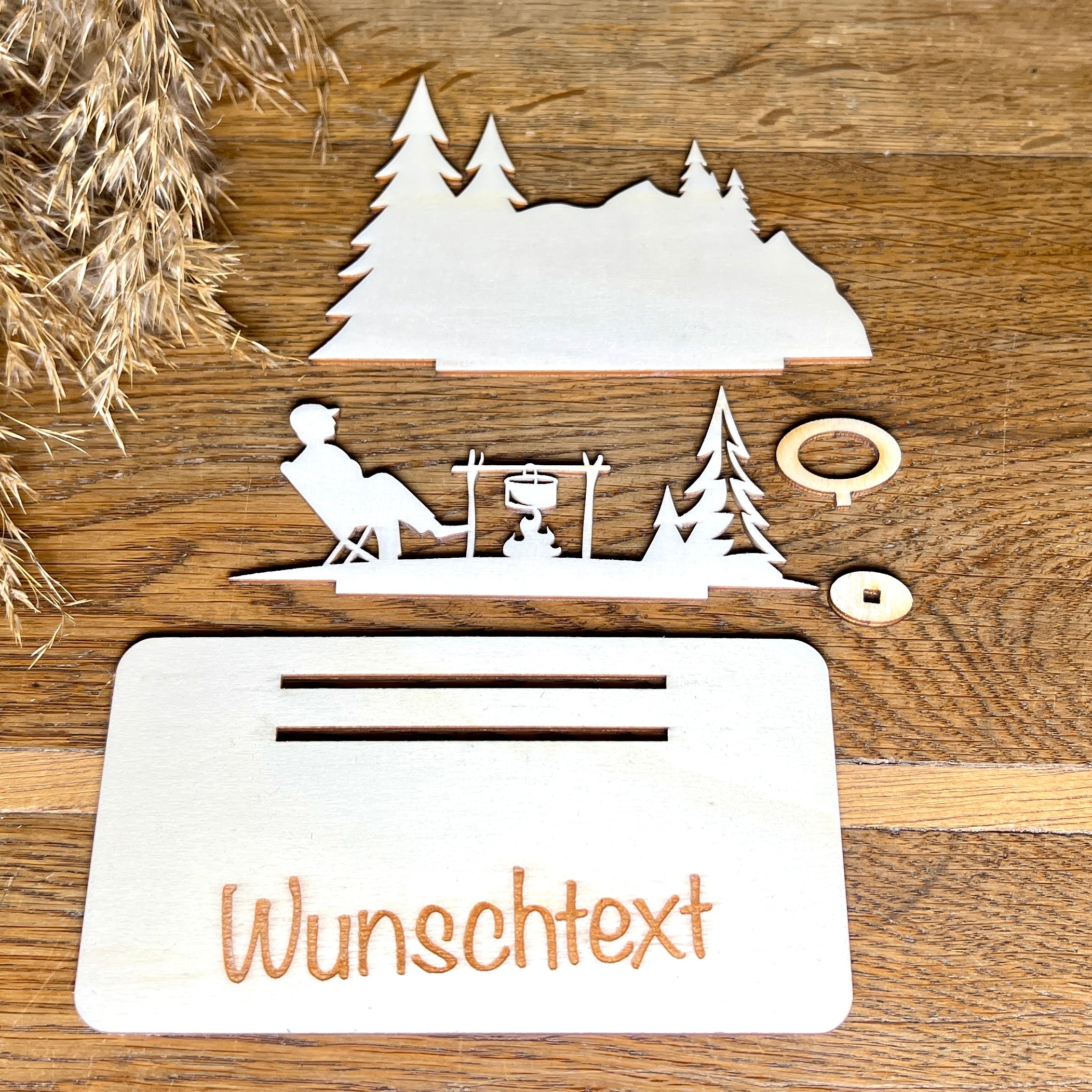 Geldscheinhalter Zelten, Camping