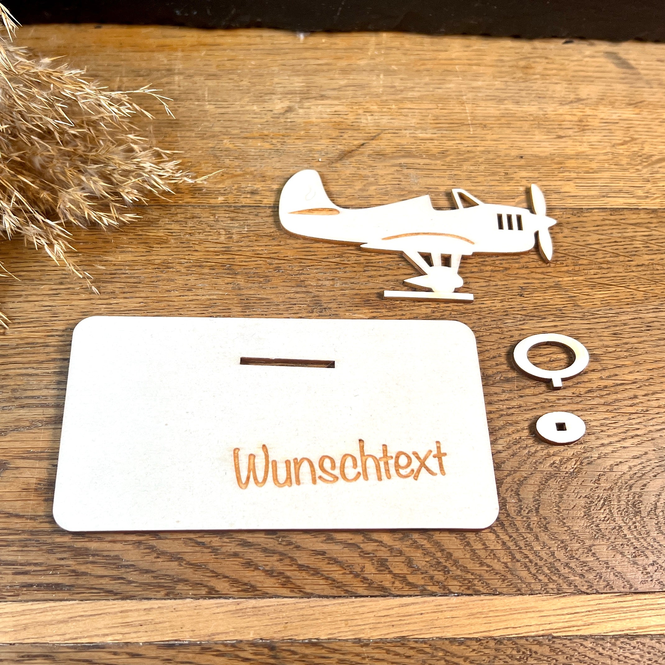 Geldscheinhalter Flugzeug