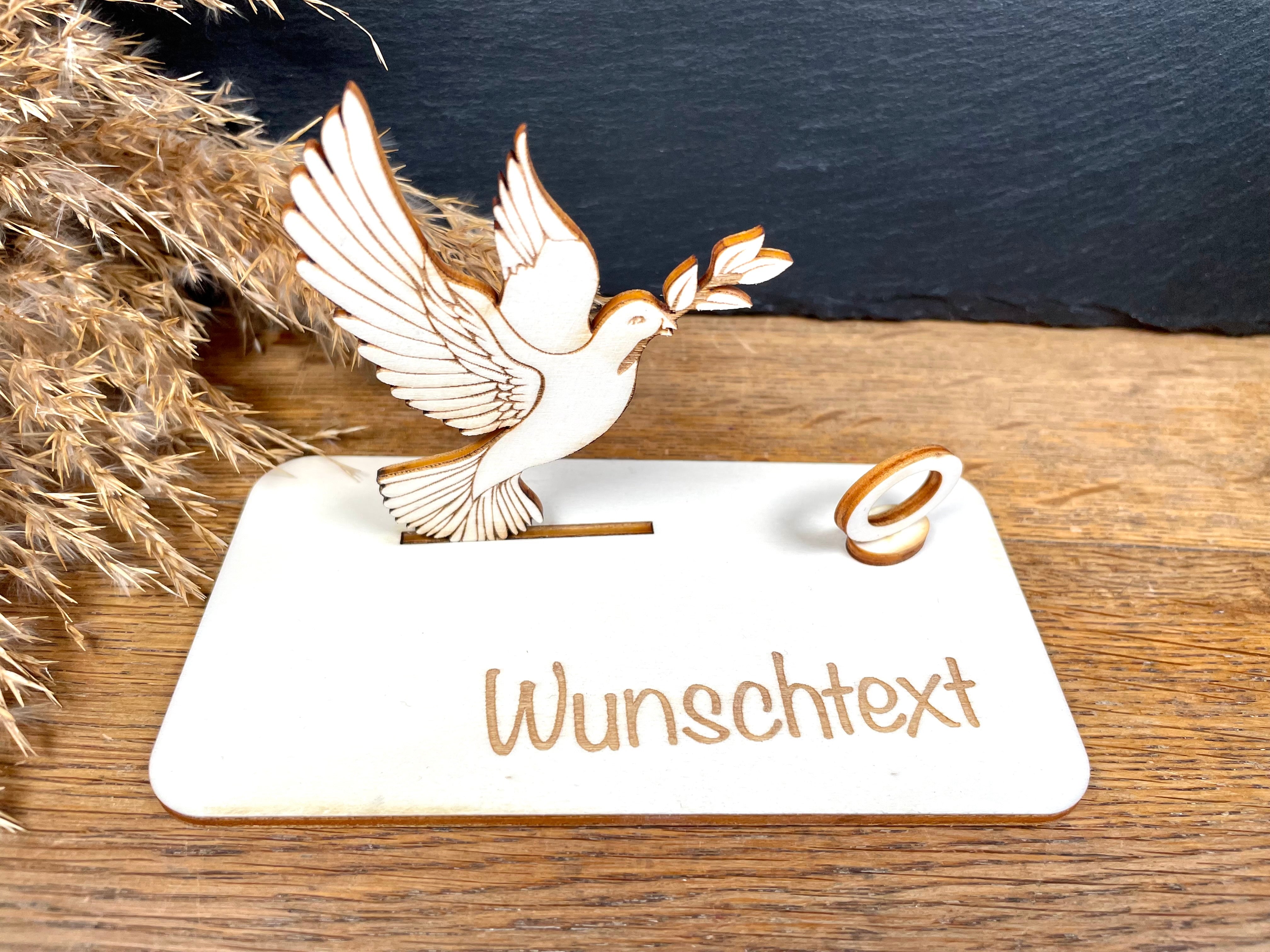 Geldscheinhalter Taube