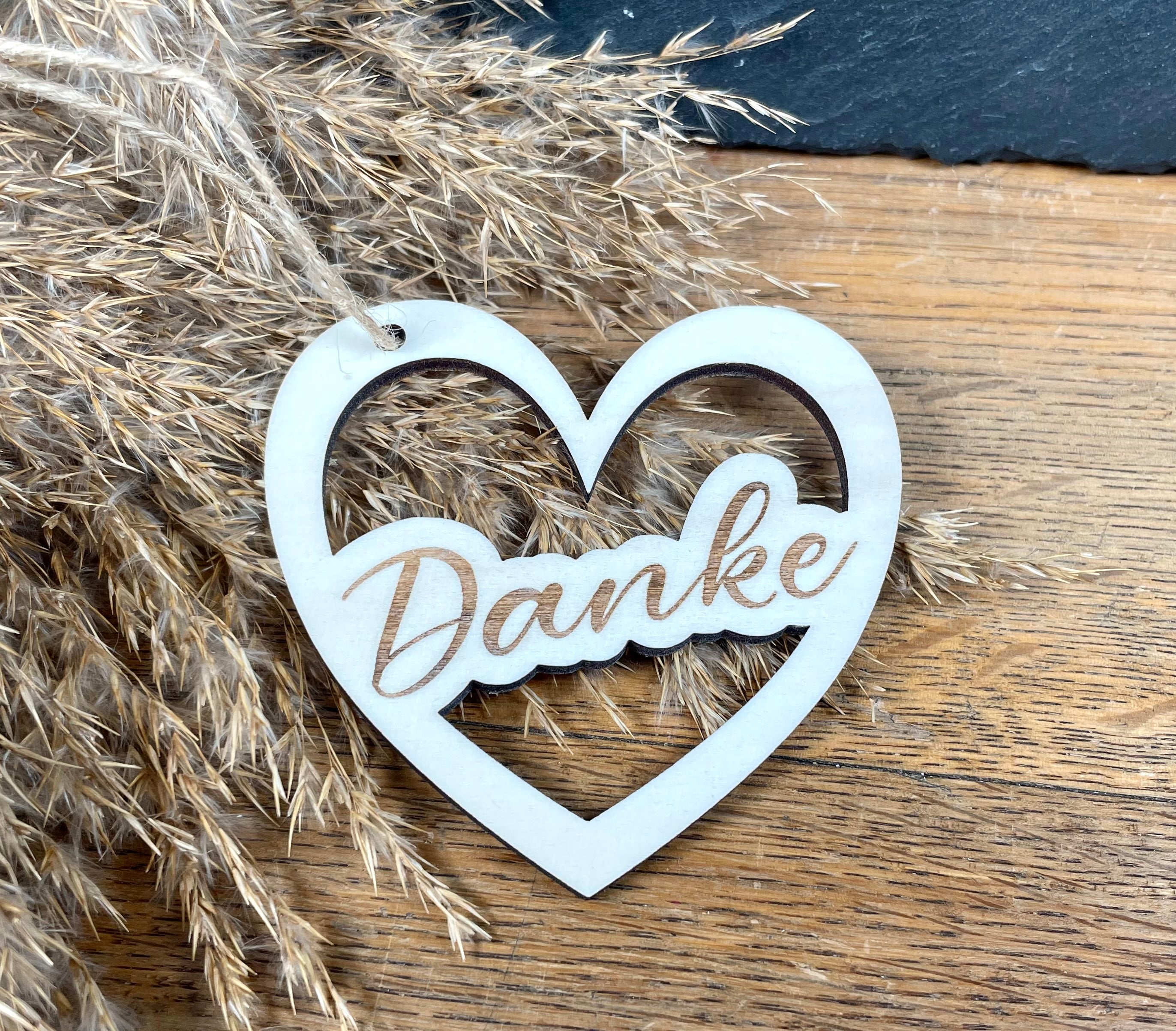 Herzanhänger - Danke