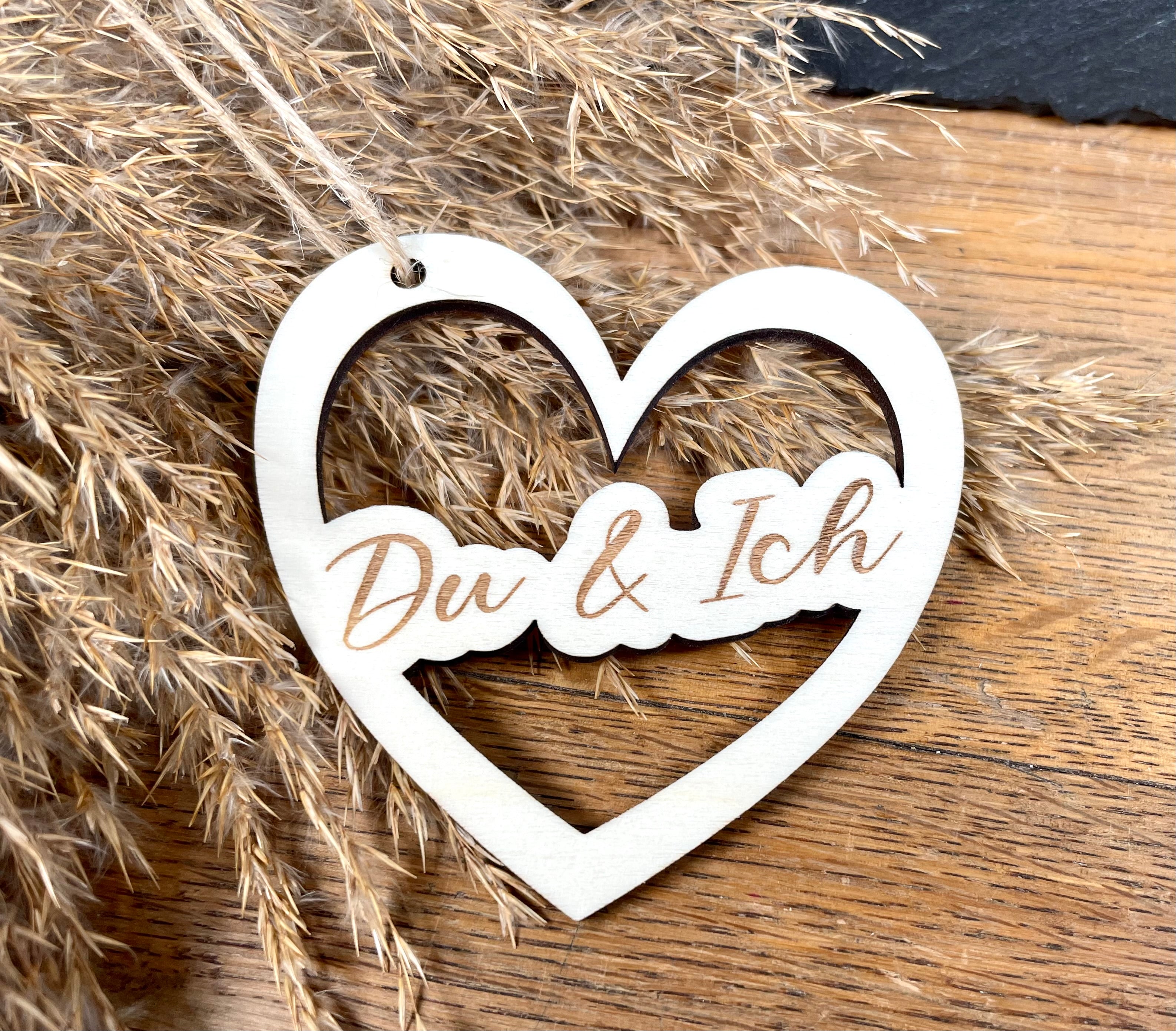 Herzanhänger - Du und Ich