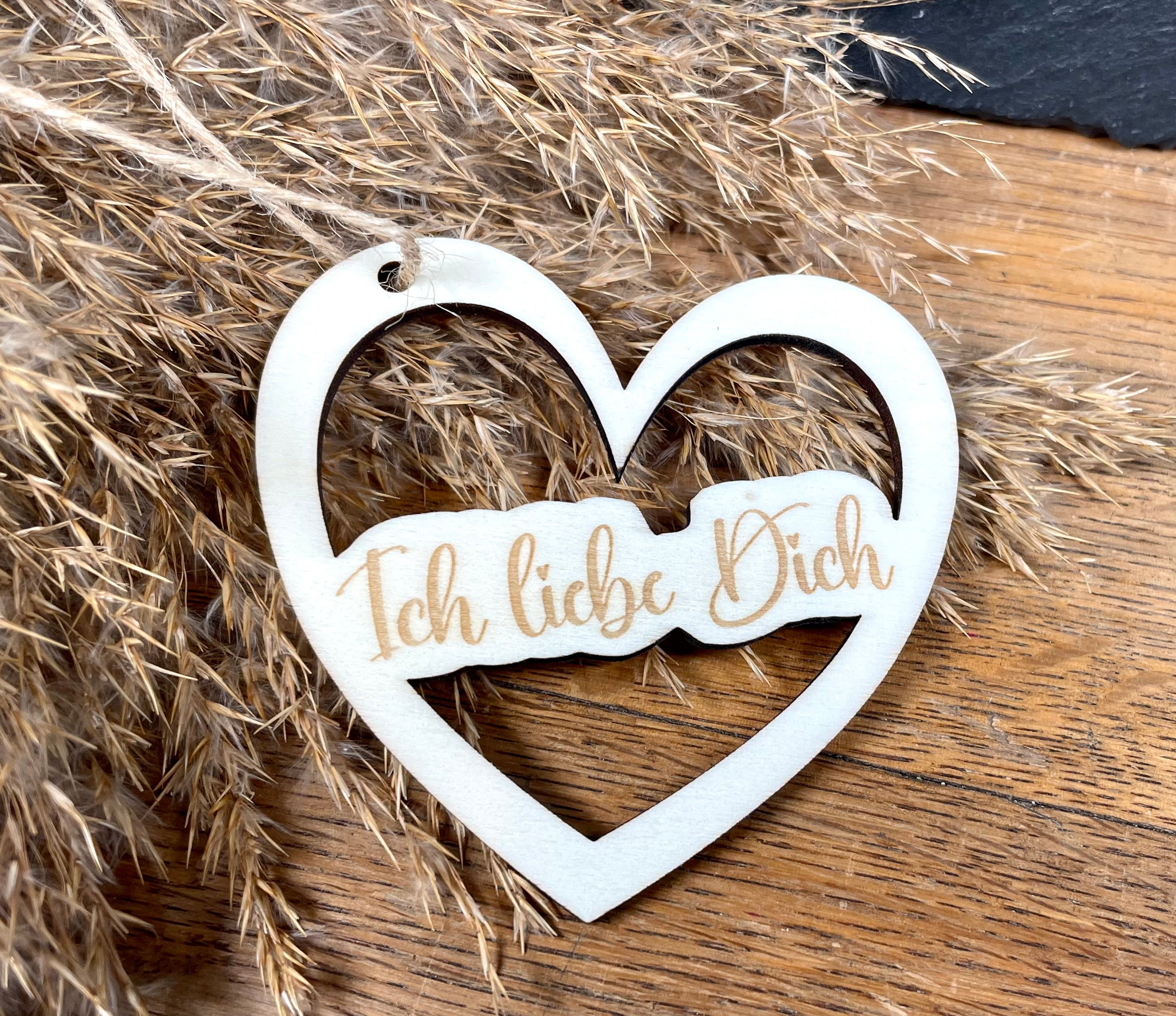 Herzanhänger - Ich liebe Dich