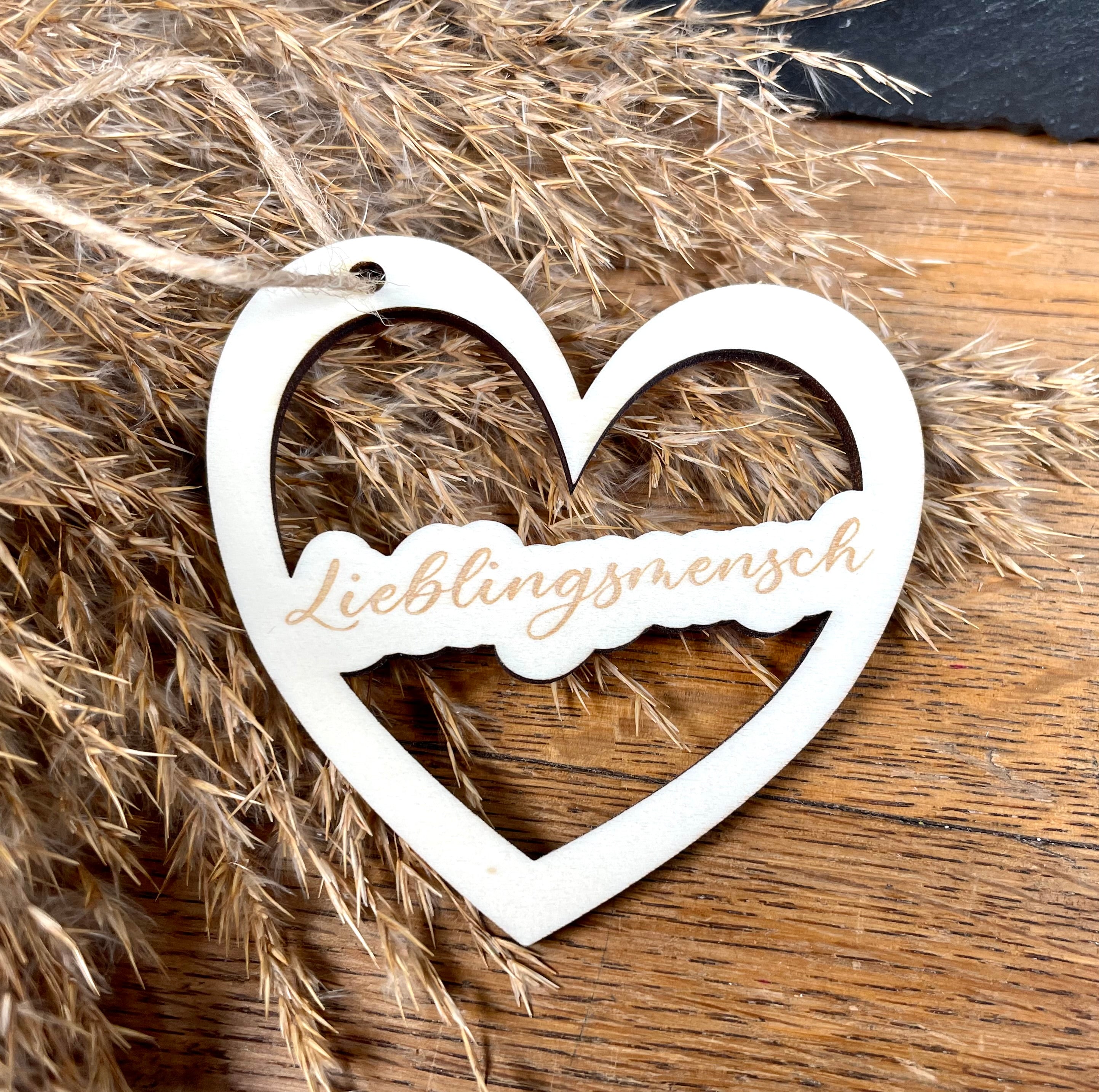 Herzanhänger - Lieblingsmensch