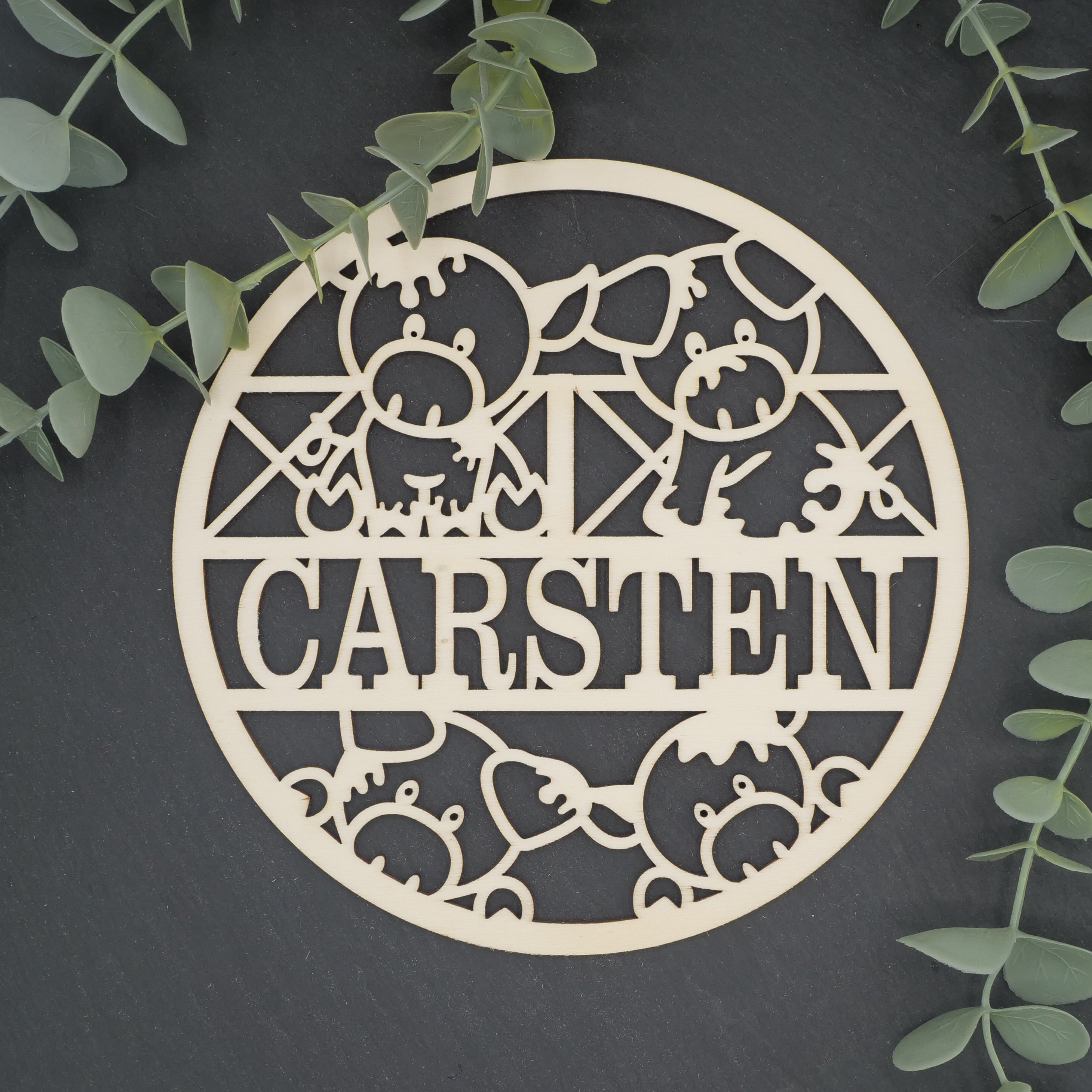 Namenschild Schweinchen