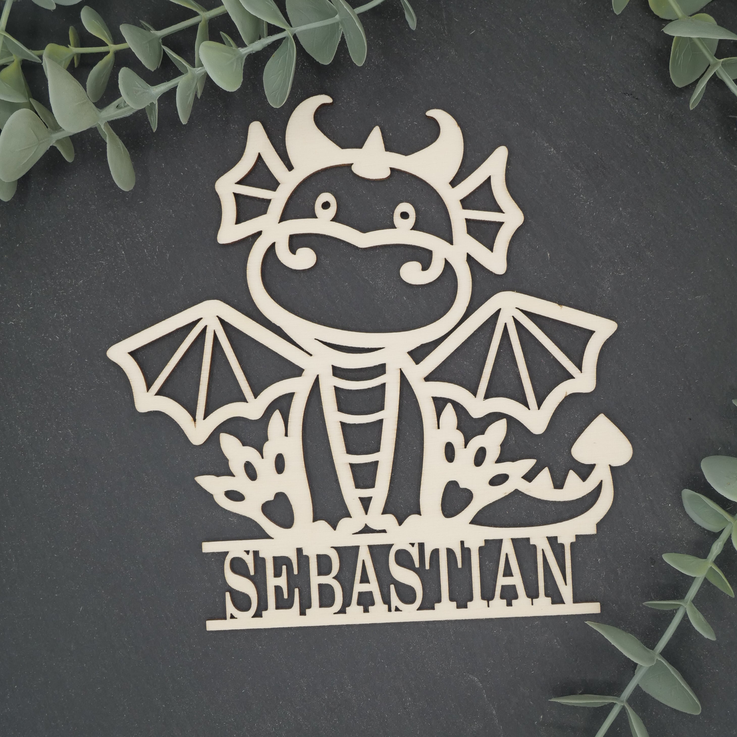 Namenschild Figur Drache